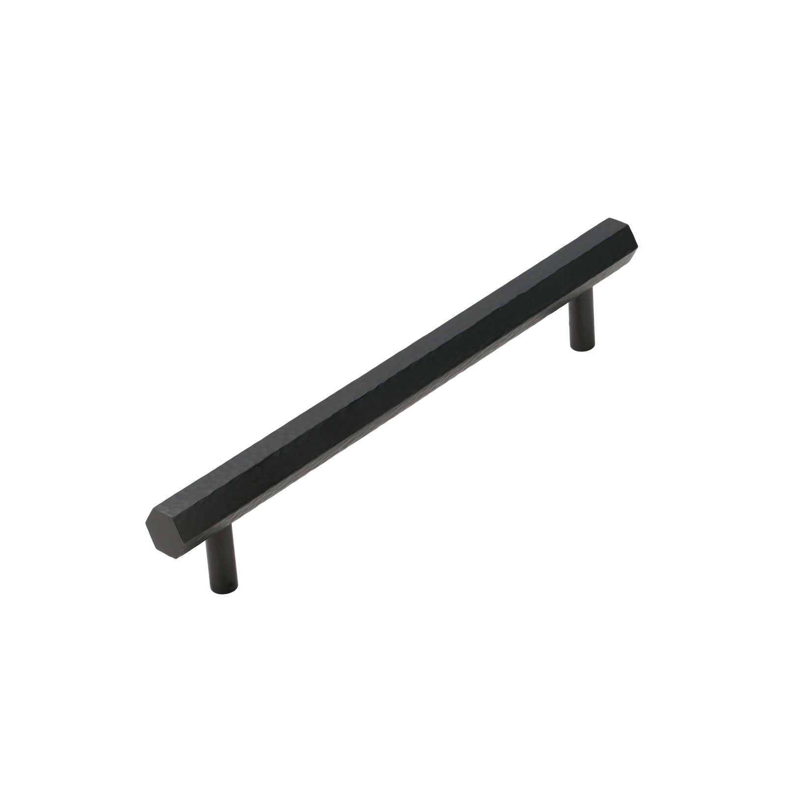 Image of 200mm Matt Bronze Hammered Hexagonal Pull Handles