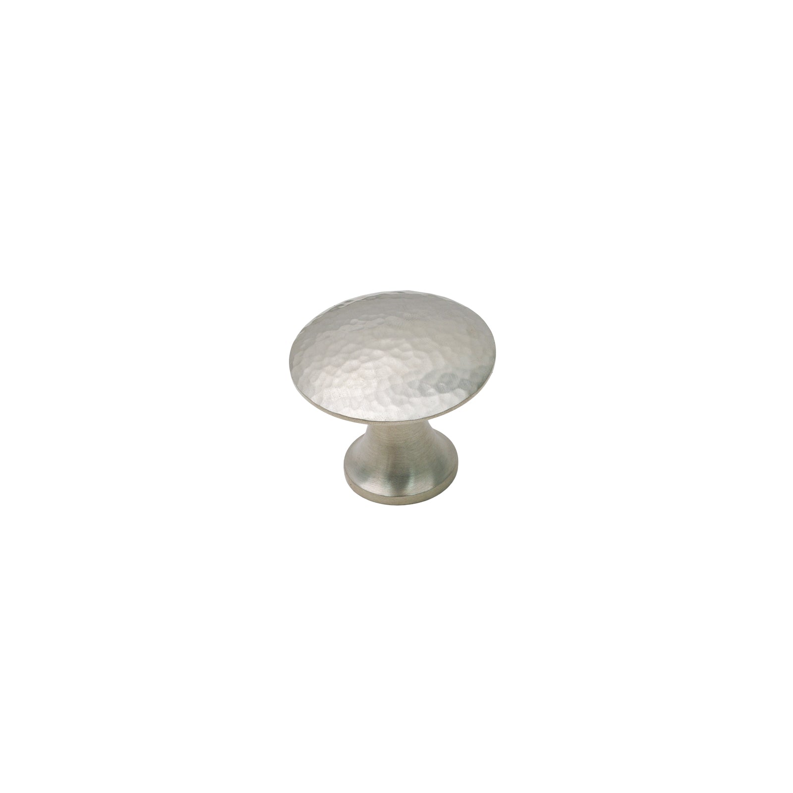 Image of 41mm Satin Nickel Hammered Classic Cabinet Knobs