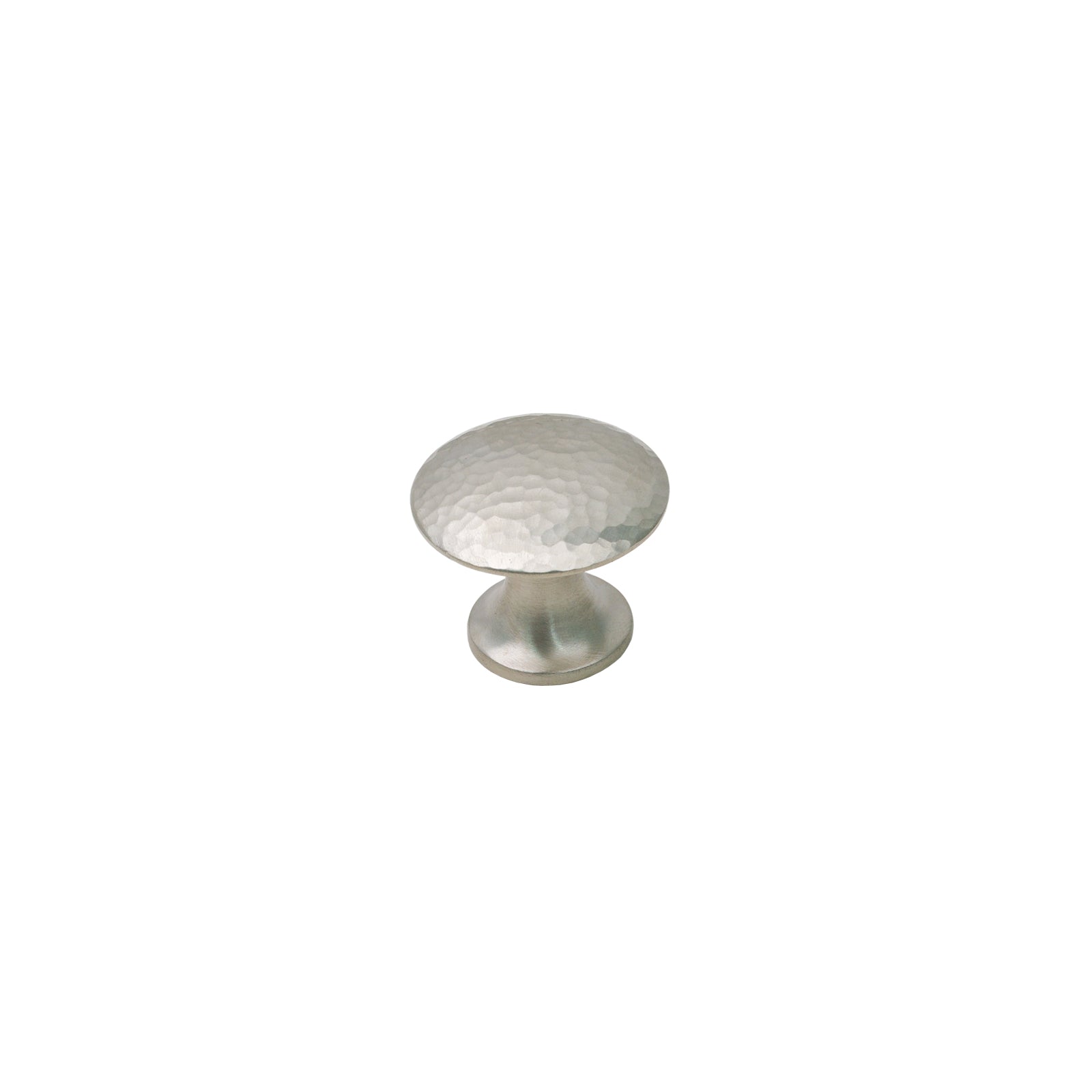 Image of 37mm Satin Nickel Hammered Classic Cabinet Knobs