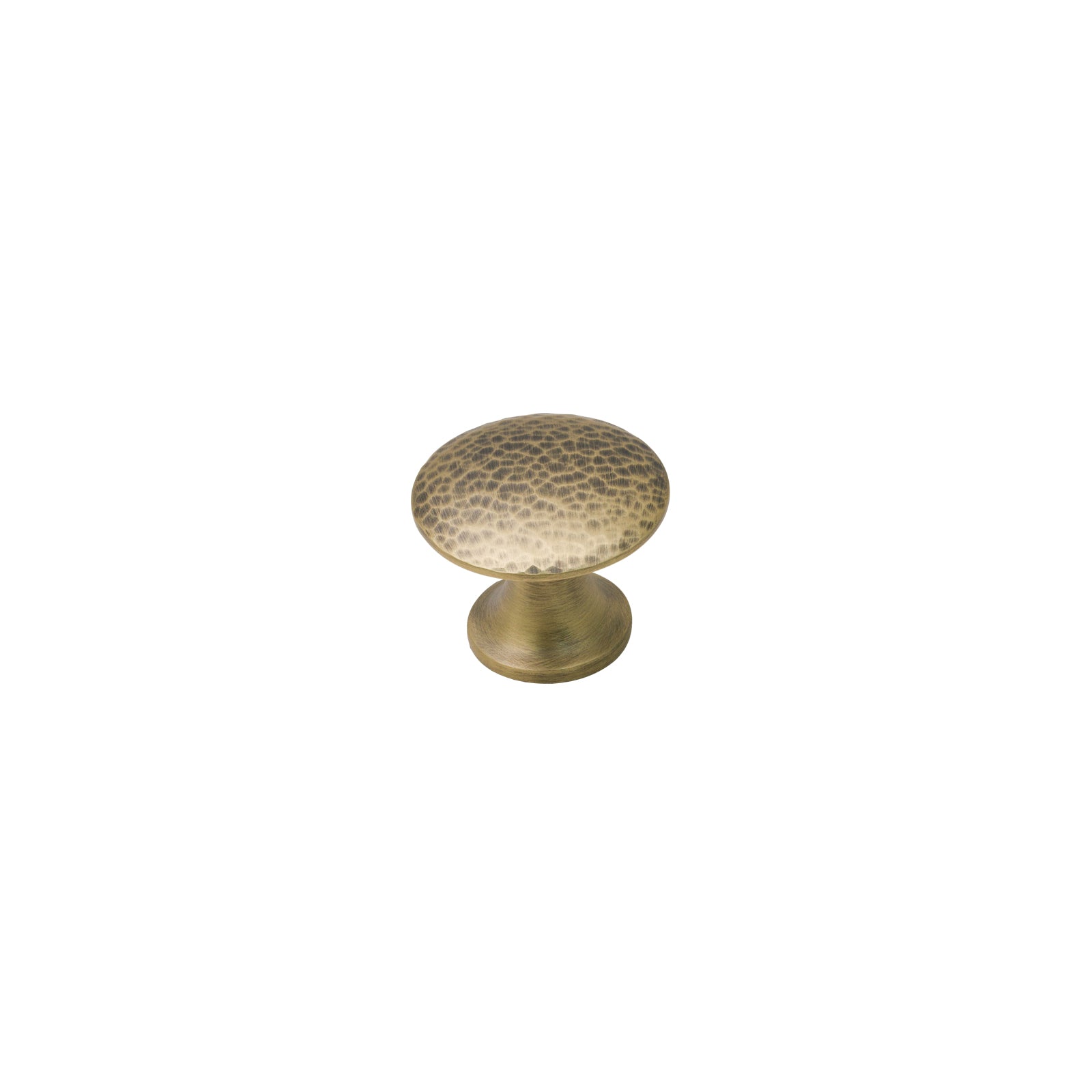 Image of 37mm Antique Brass Hammered Classic Cabinet Knobs