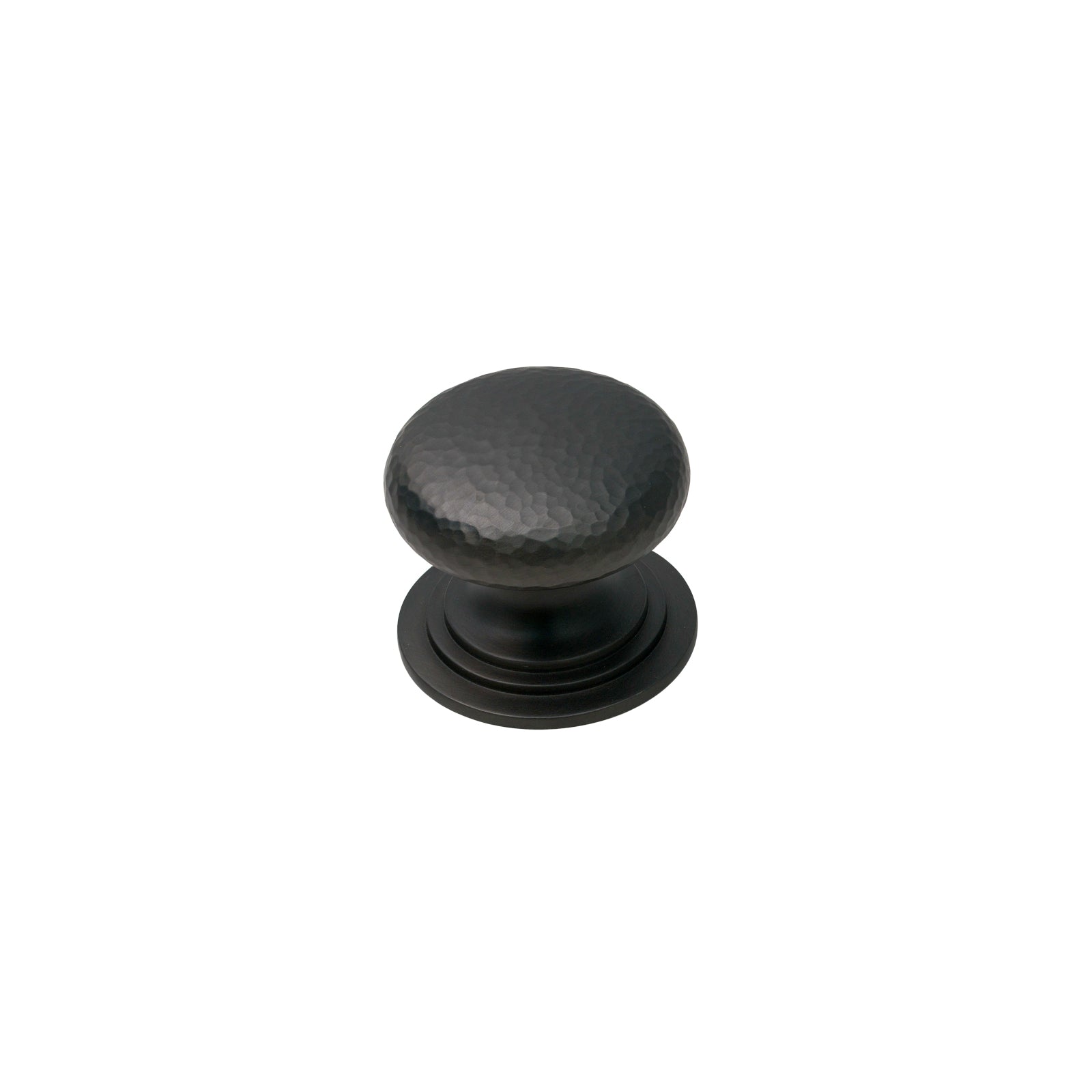 Image of 41mm Matt Bronze Hammered Victorian Cabinet Knobs
