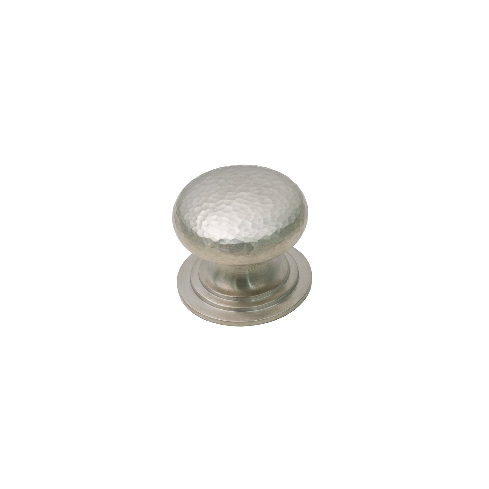 Image of 41mm Satin Nickel Hammered Victorian Cabinet Knobs