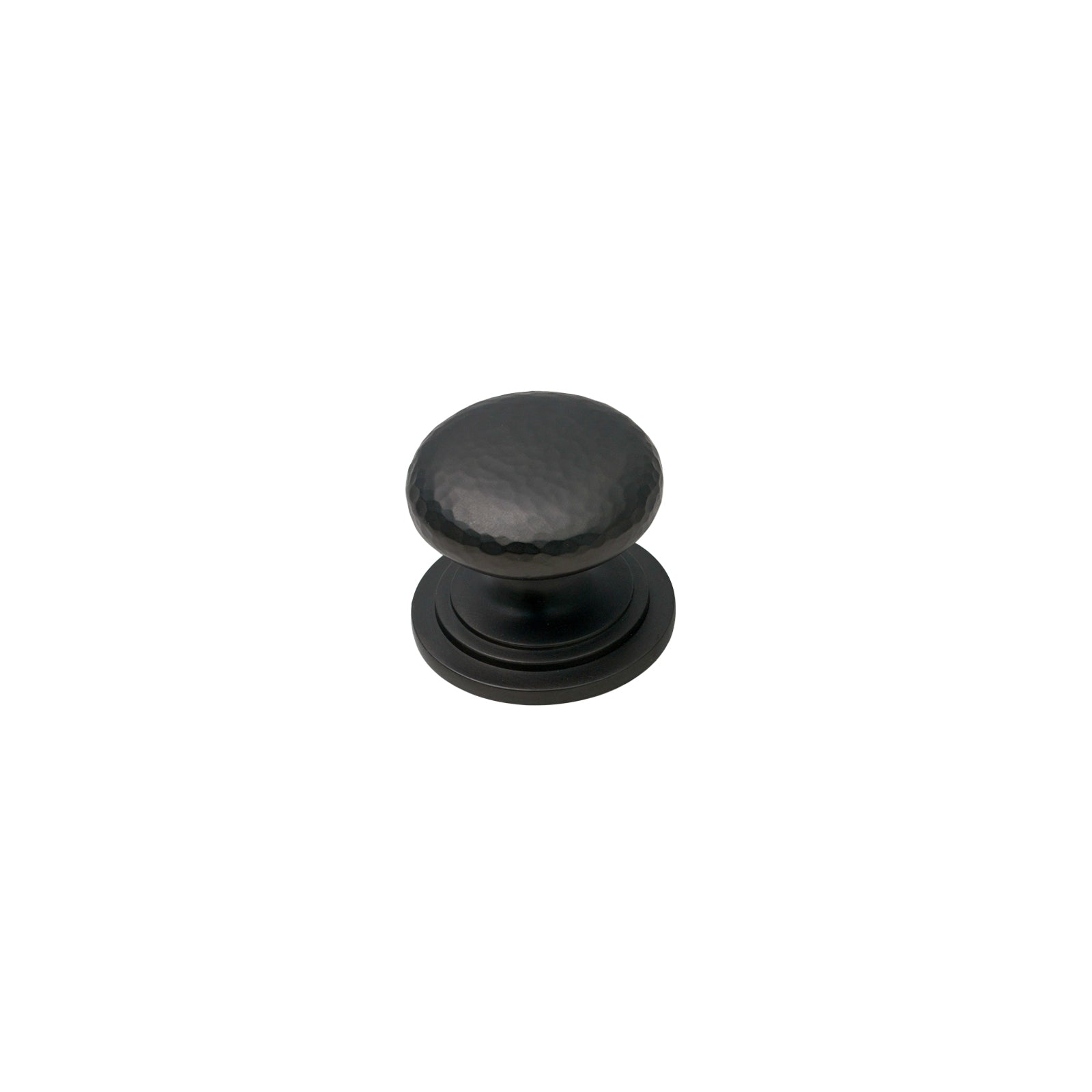 Image of 37mm Matt Bronze Hammered Victorian Cabinet Knobs