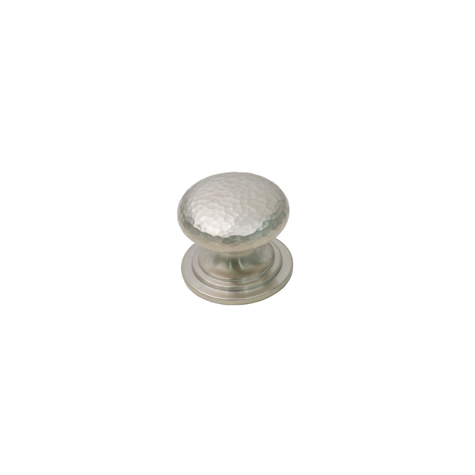 Image of 37mm Satin Nickel Hammered Victorian Cabinet Knobs