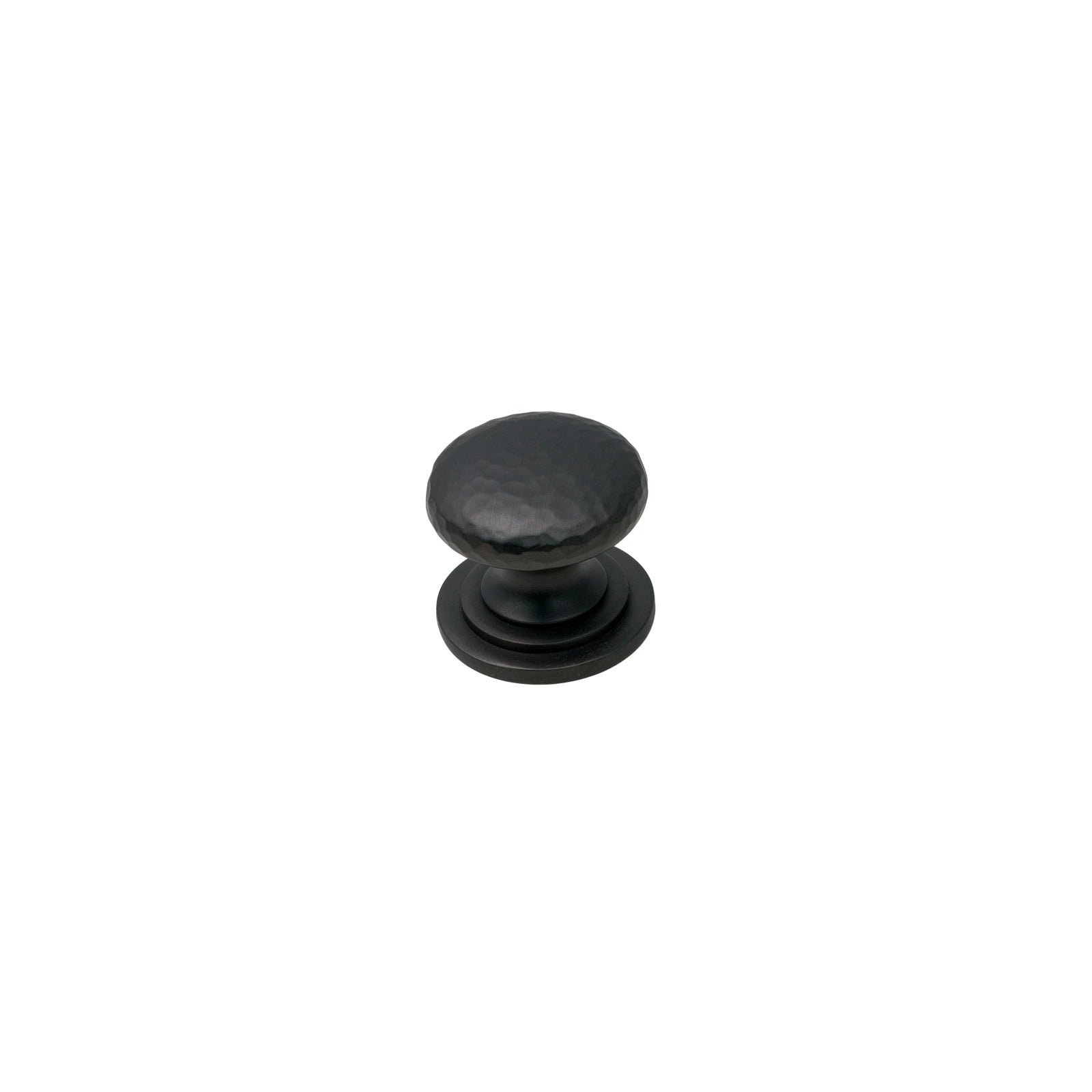 Image of 31mm Matt Bronze Hammered Victorian Cabinet Knobs