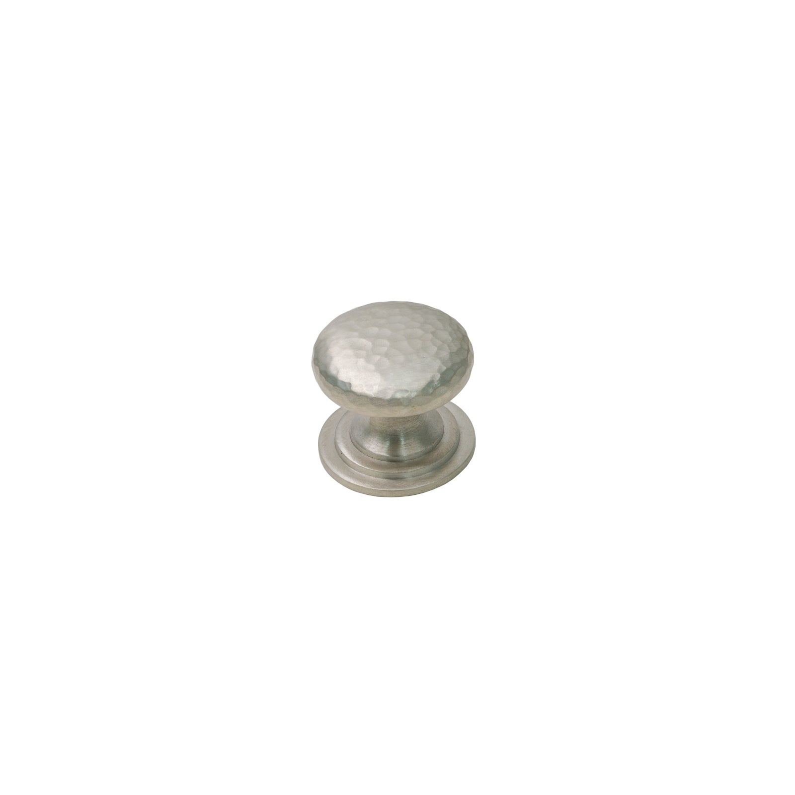 Image of 31mm Satin Nickel Hammered Victorian Cabinet Knobs