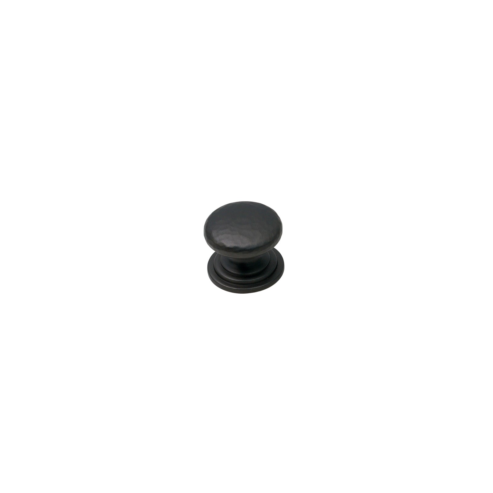 Image of 24mm Matt Bronze Hammered Victorian Cabinet Knobs