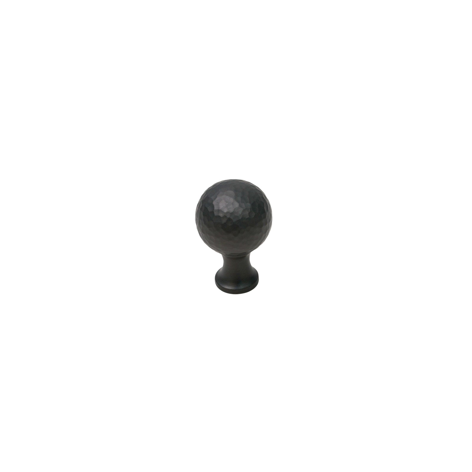 Image of Small Matt Bronze Hammered Ball Cabinet Knobs