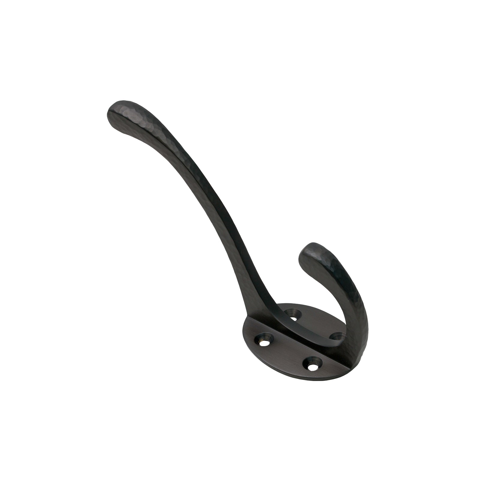 Image of Hammered Classic Coat Hook in Matt Bronze finish