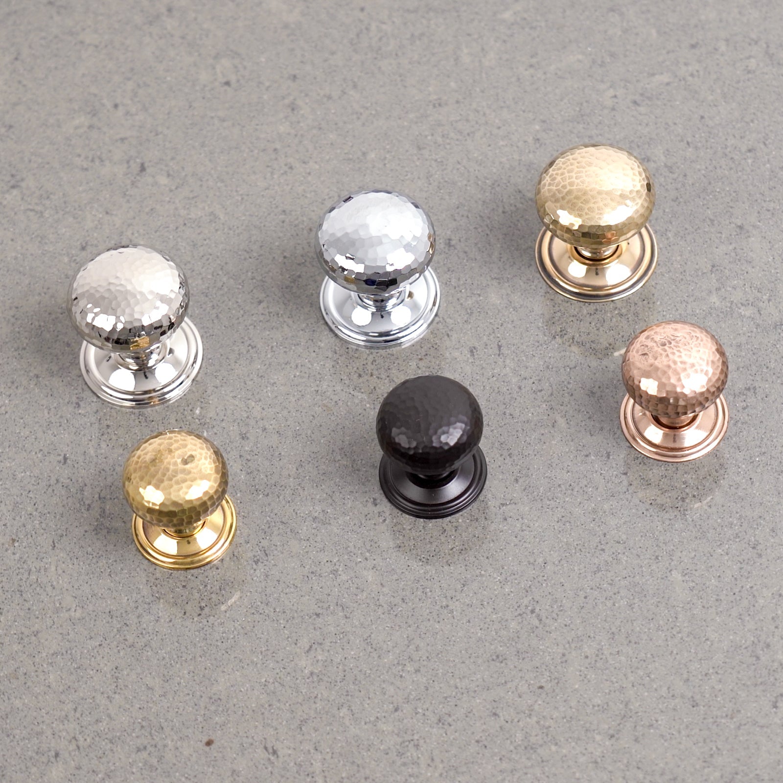 SHOW Hover Image of Hammered Mushroom Cabinet Knob