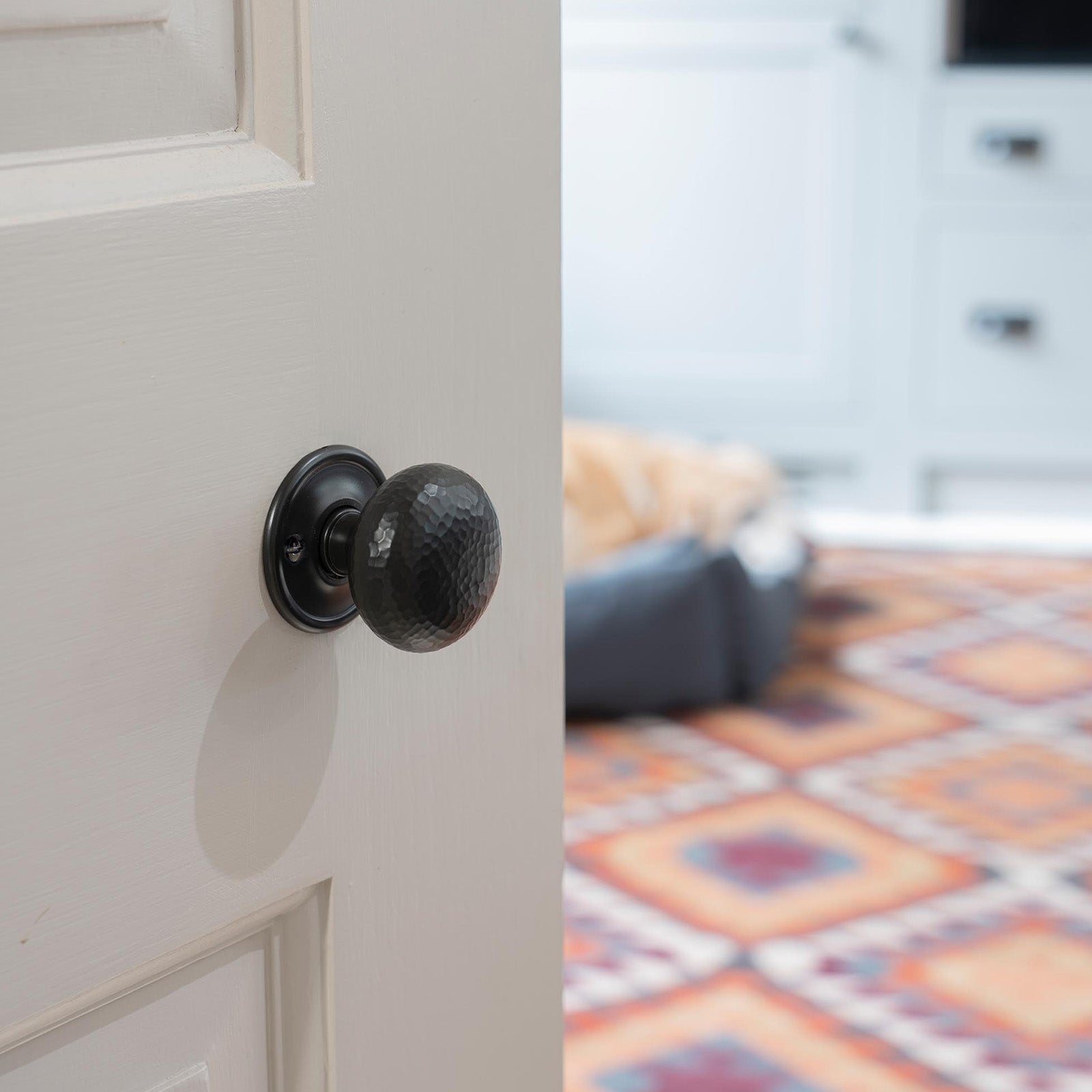 SHOW Hover Image of Hammered Mushroom Mortice Knobs
