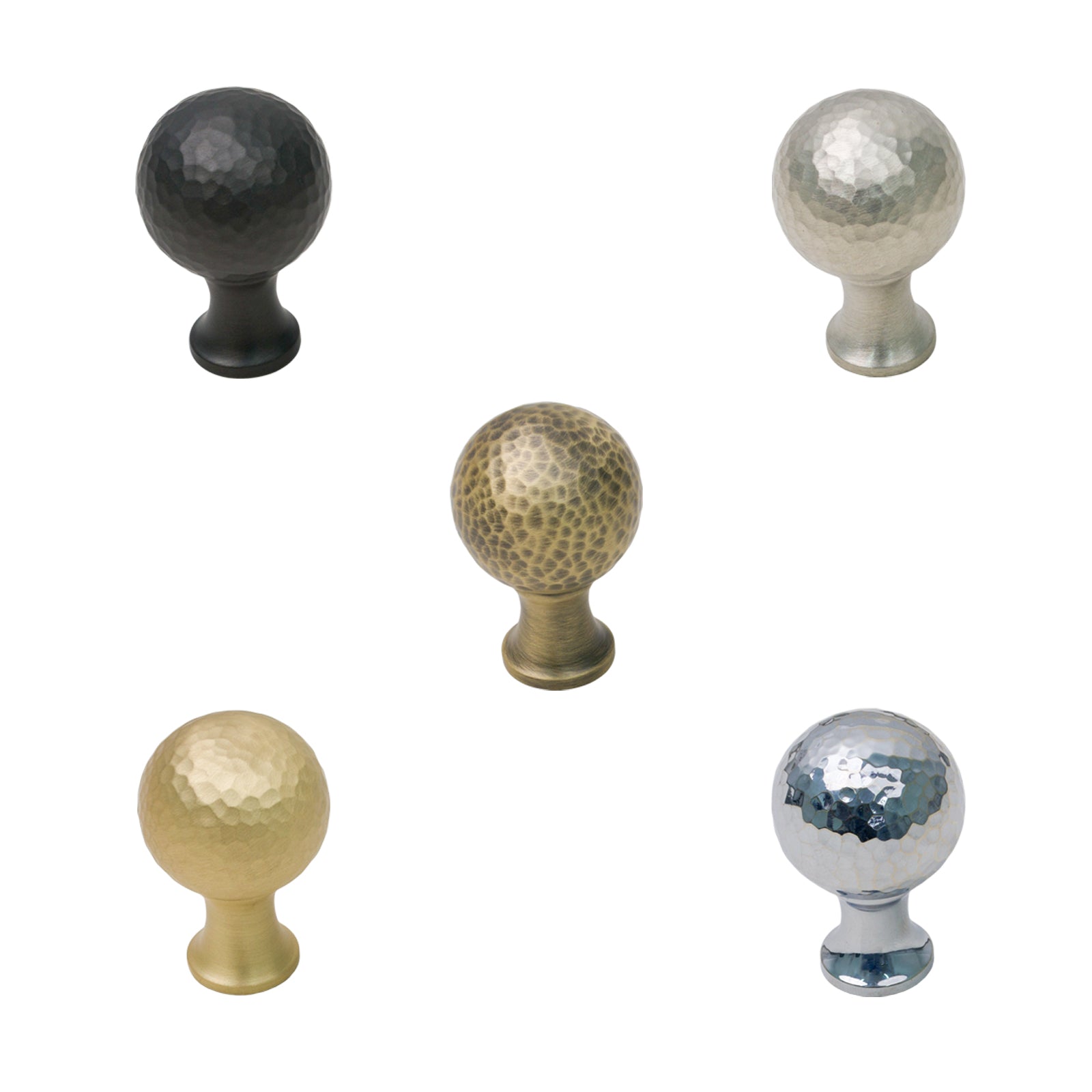 Variant Level Image of Hammered Ball Cabinet Knobs