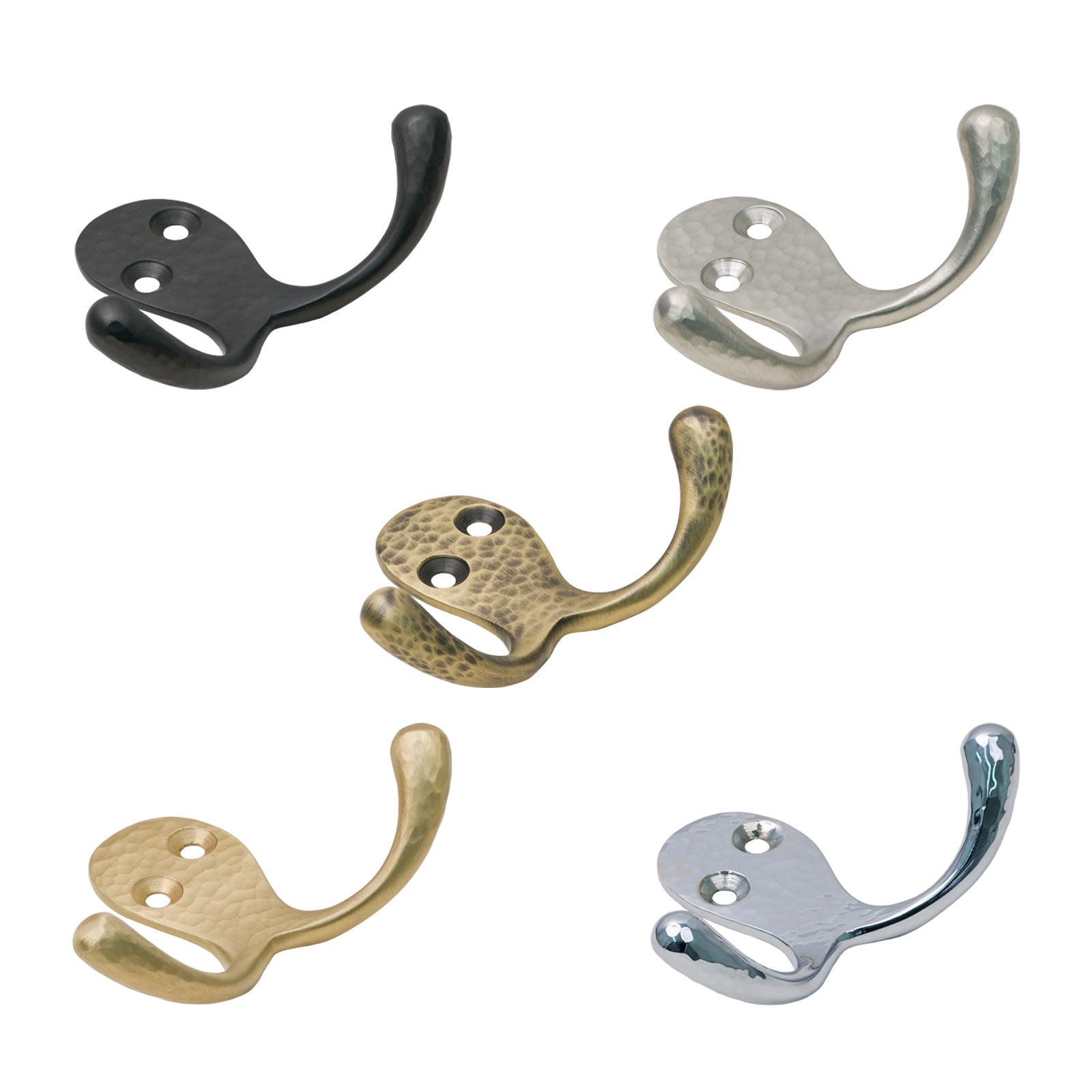 Variant Level Image of Hammered Double Robe Hook