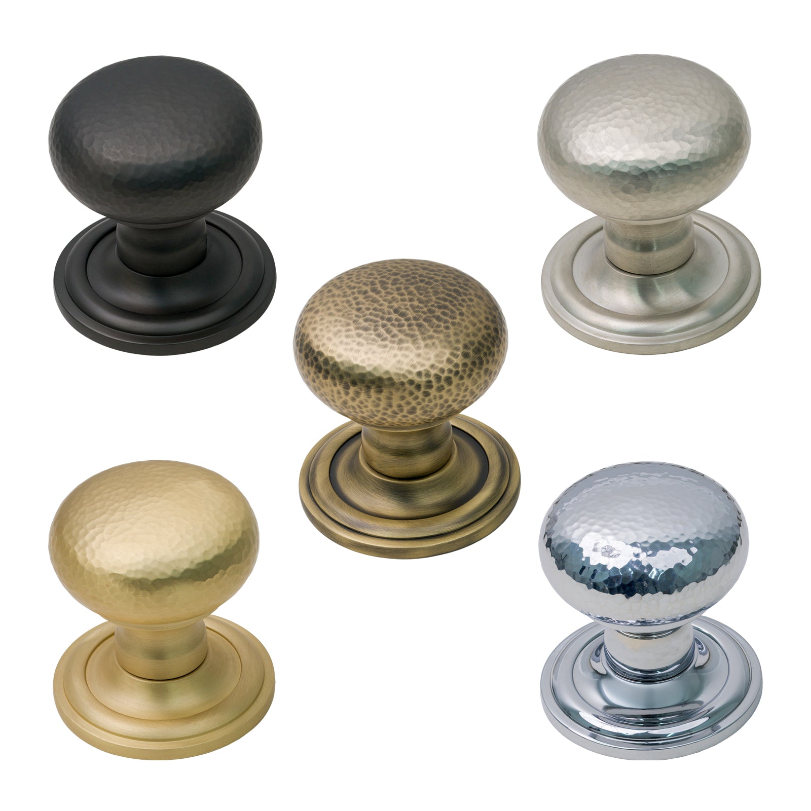 Variant Level Image of Hammered Victorian Door Knob