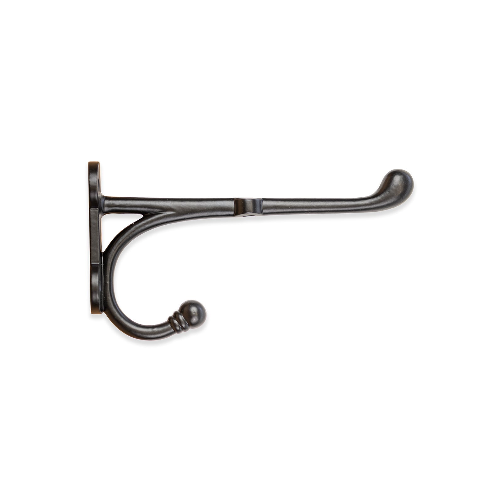 Black Hook Cast Iron Shelf Bracket