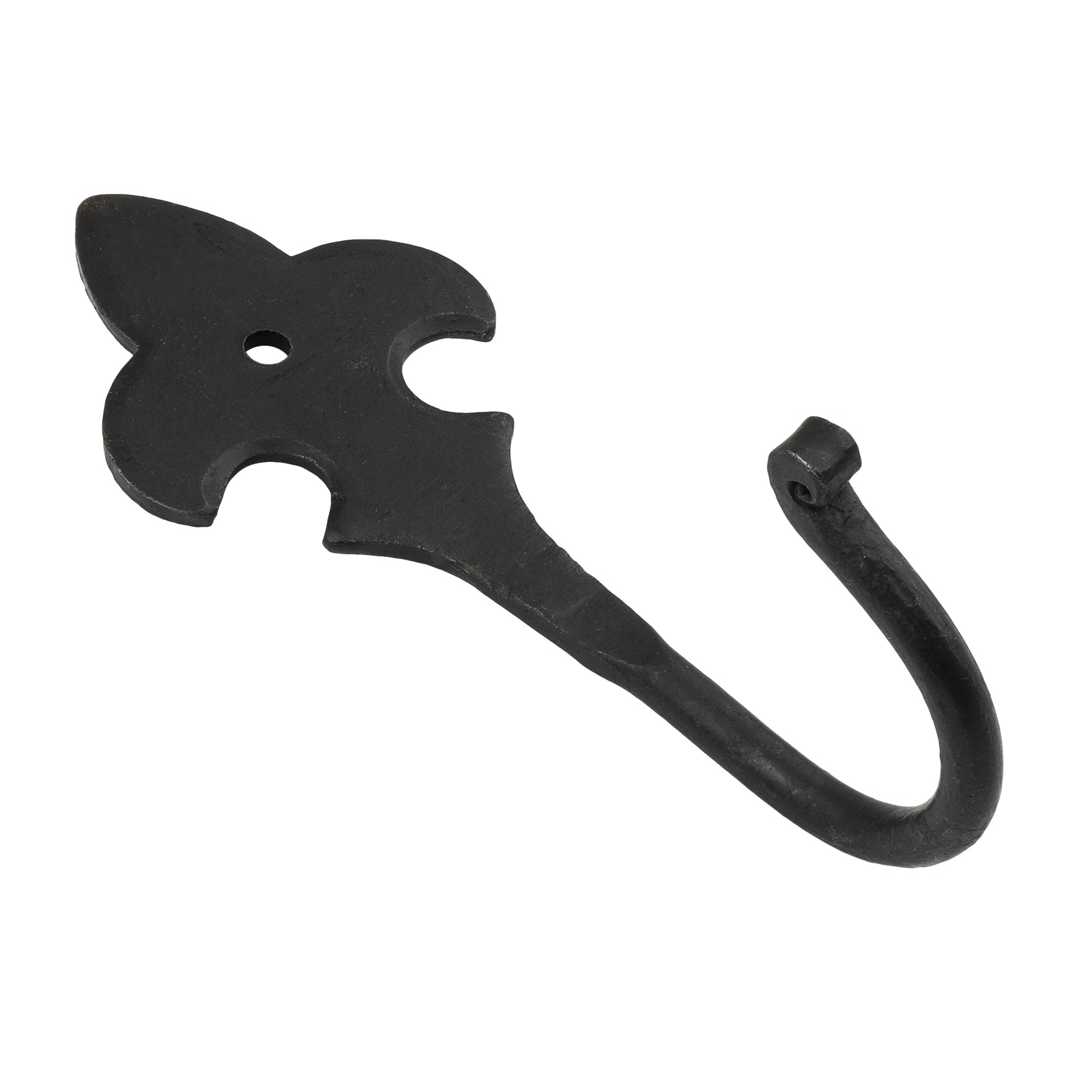 Black Beeswax Fleur De Lis Coat Hook SHOW