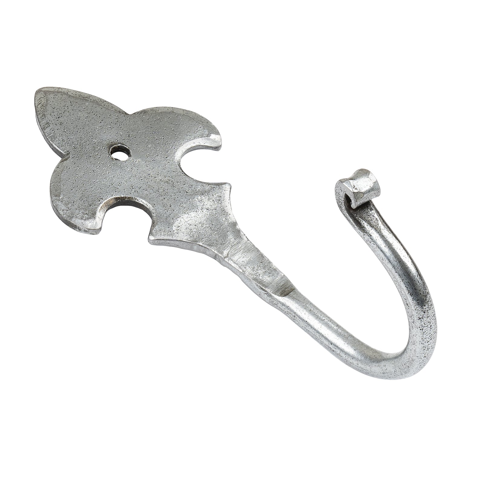 Pewter Fleur de lis coat hook SHOW