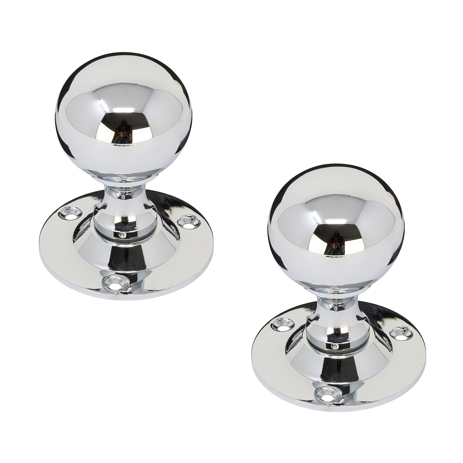 Round Chrome Door Knobs SHOW