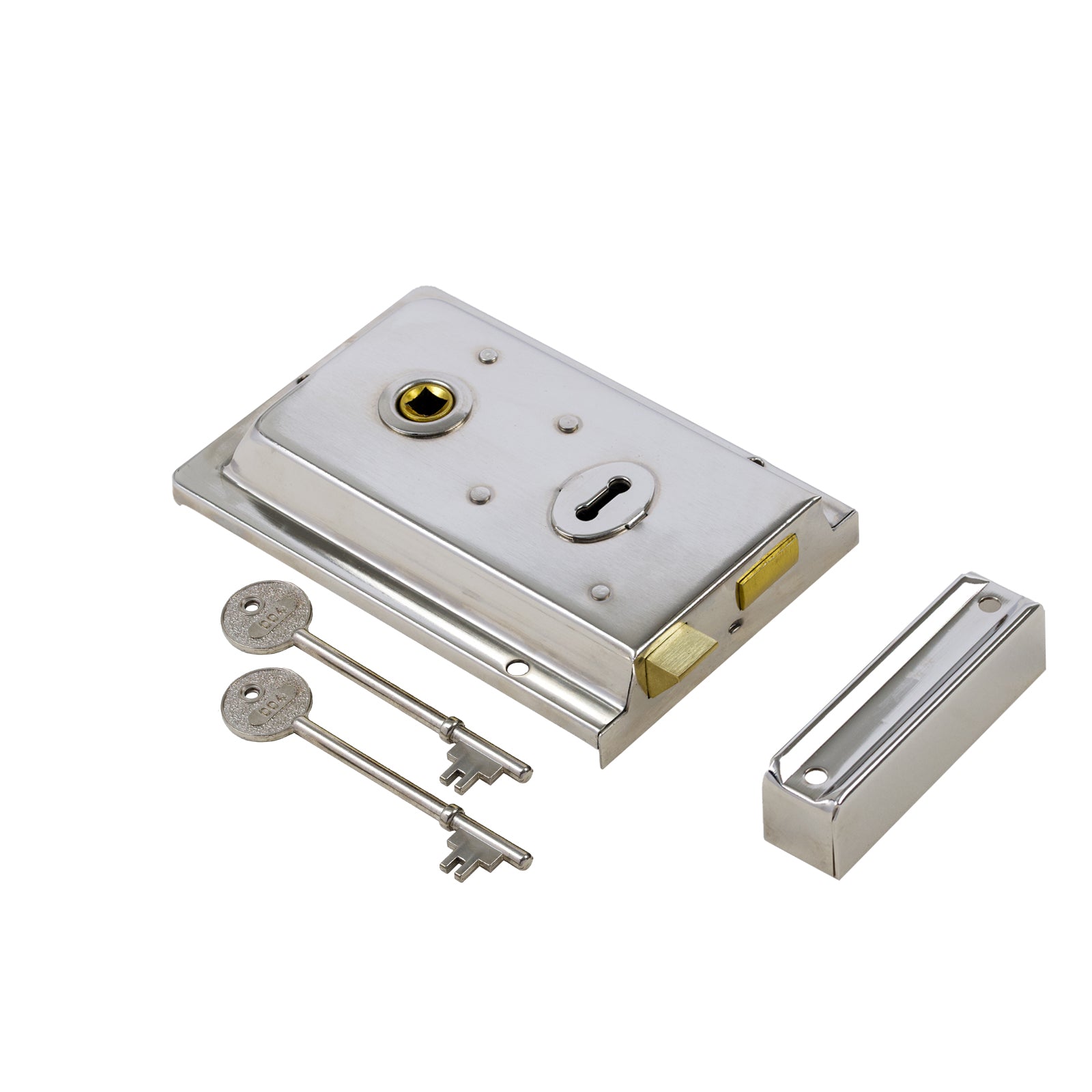 Classic Polished Nickel Rim Lock & Knob Sets