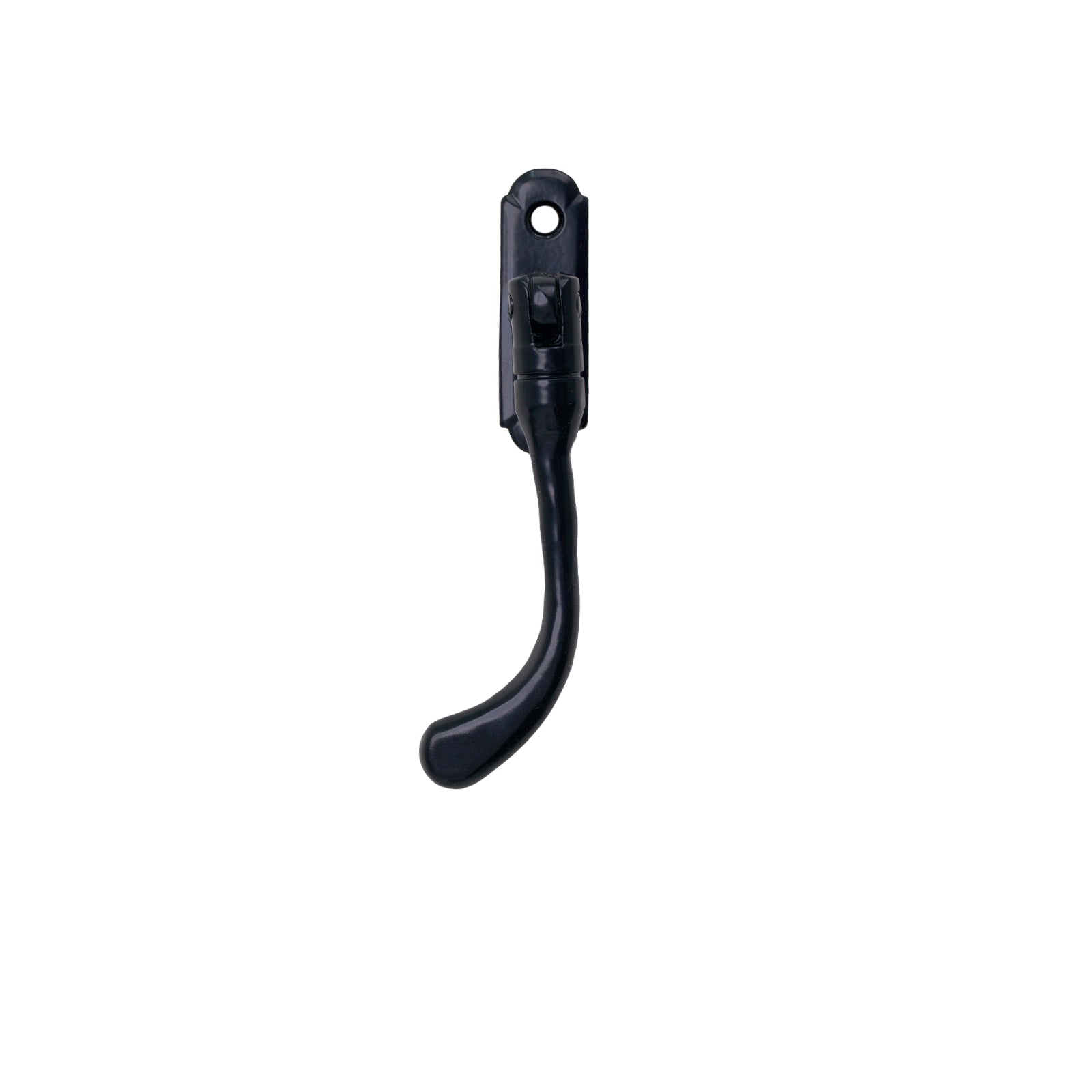 LH Black Locking Peardrop Espagnolette