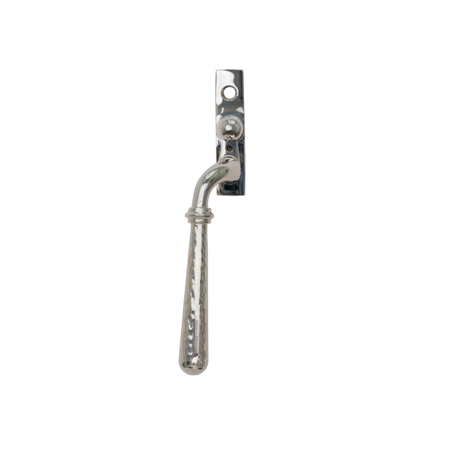 LH Polished Nickel Hammered Newbury Espagnolette