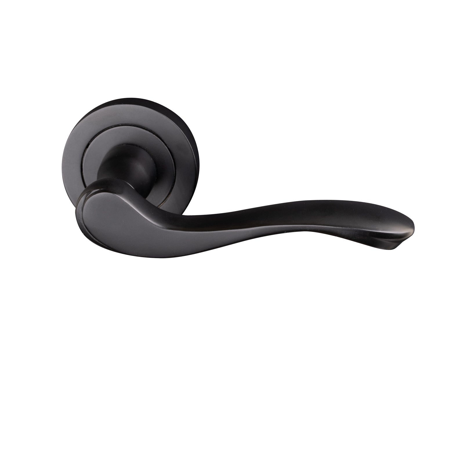 black door handles on rose SHOW