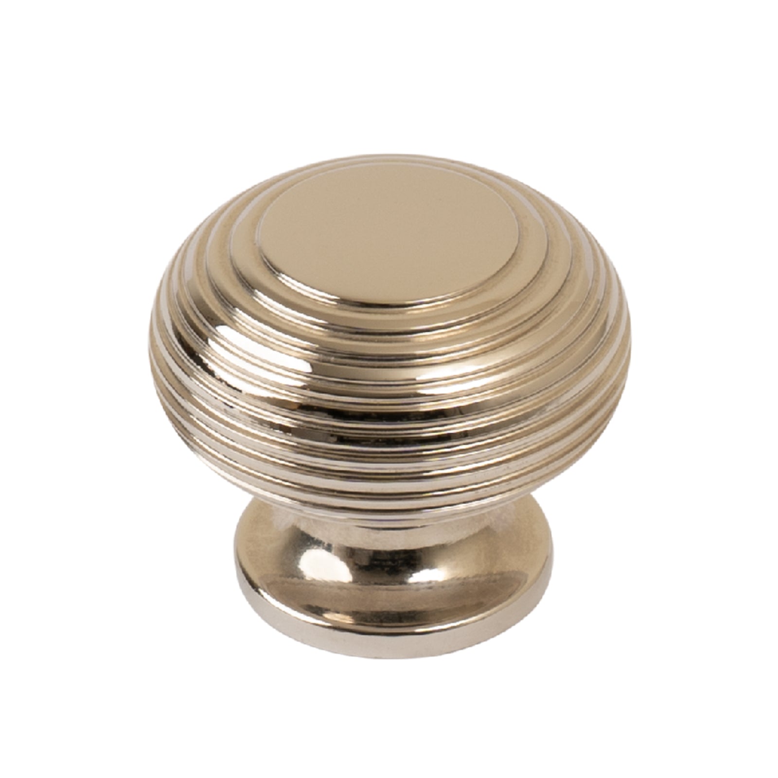 polished nickel beehive kitchen cabinet knob