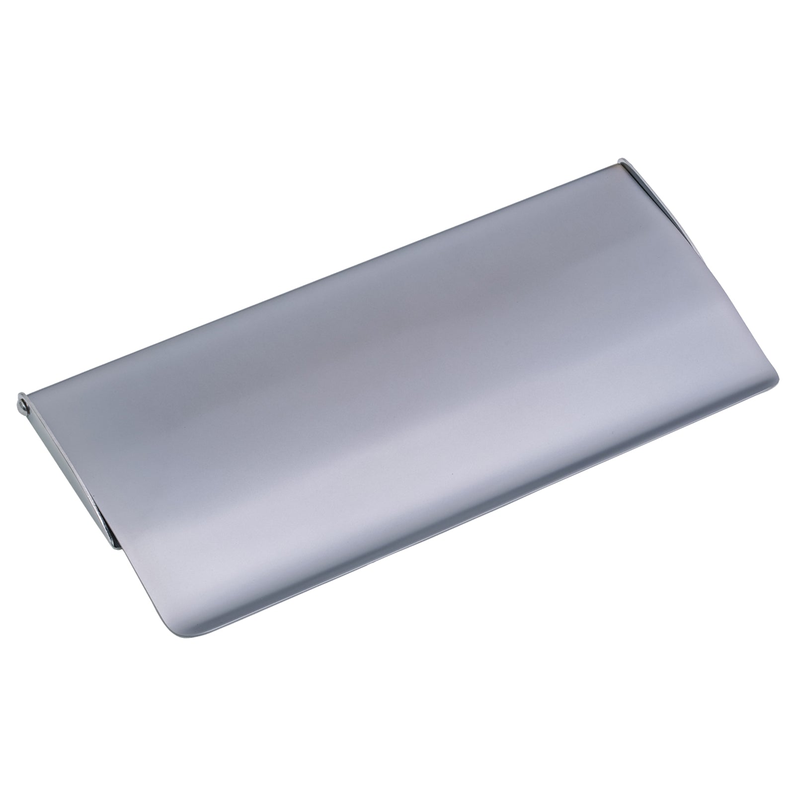 Large Satin Chrome Letter Plate Cover