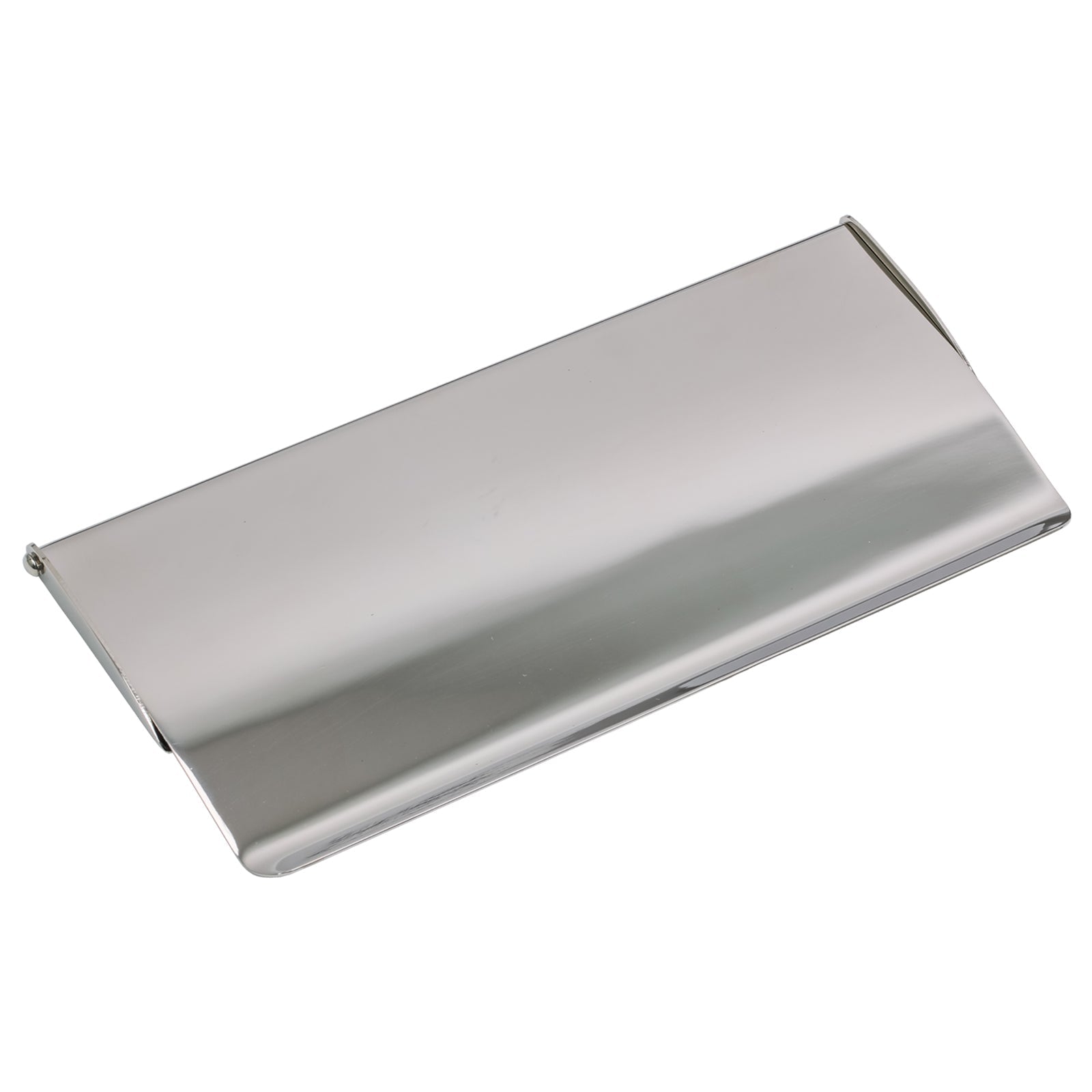 Large Polished Nickel Letter Plate Cover