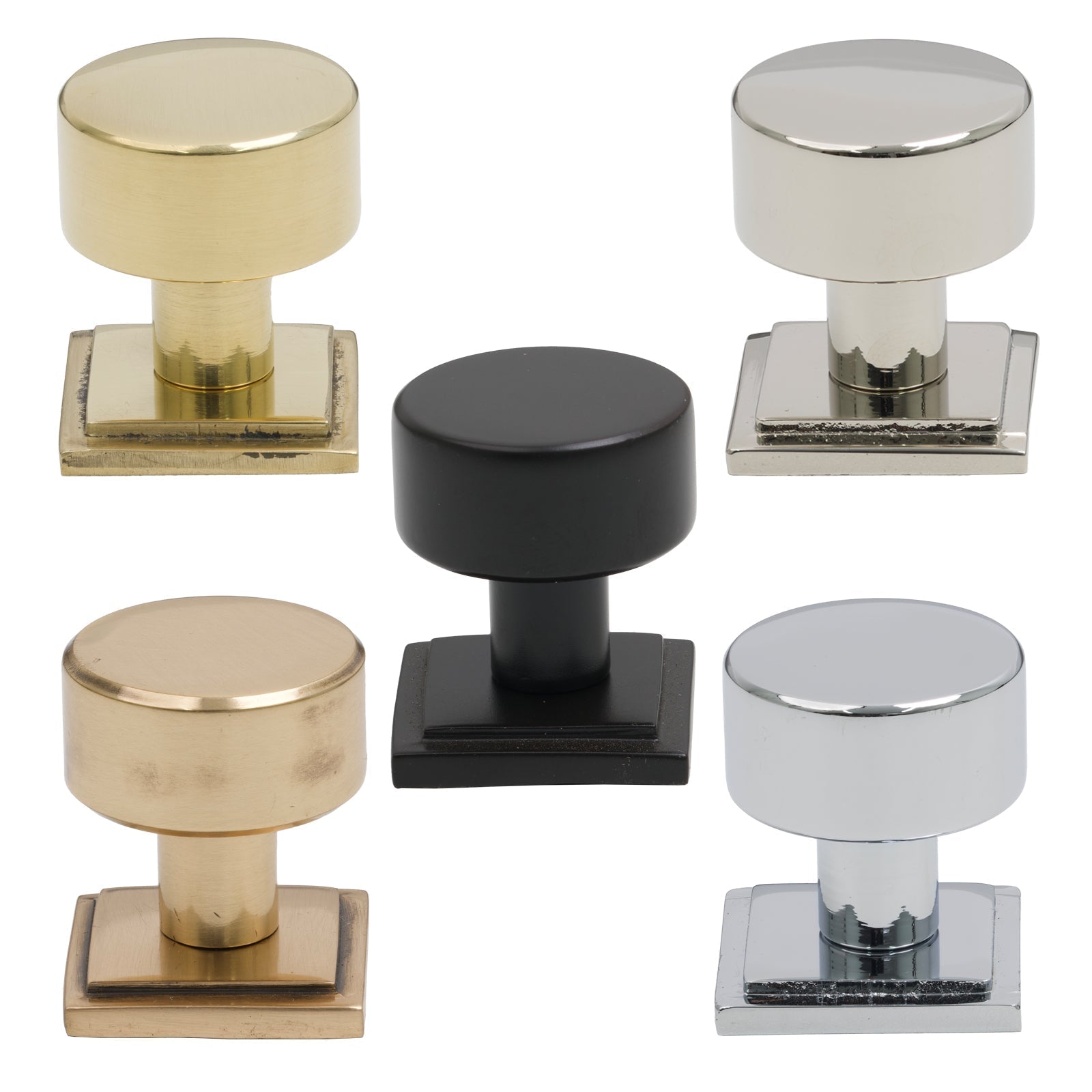 Level Image of Kelso Cabinet Knob - Square Rose