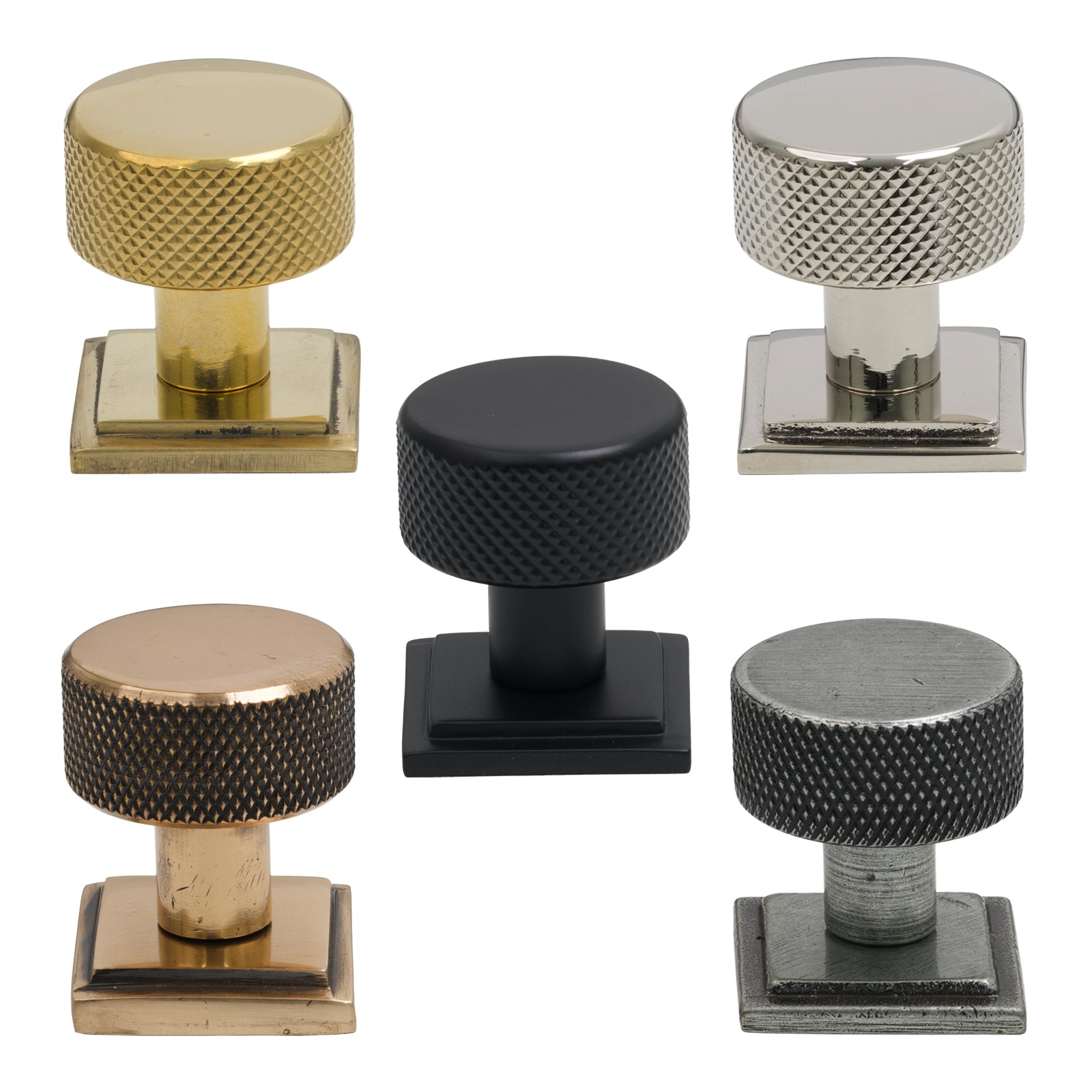 Brompton Cabinet Knob - Square Rose