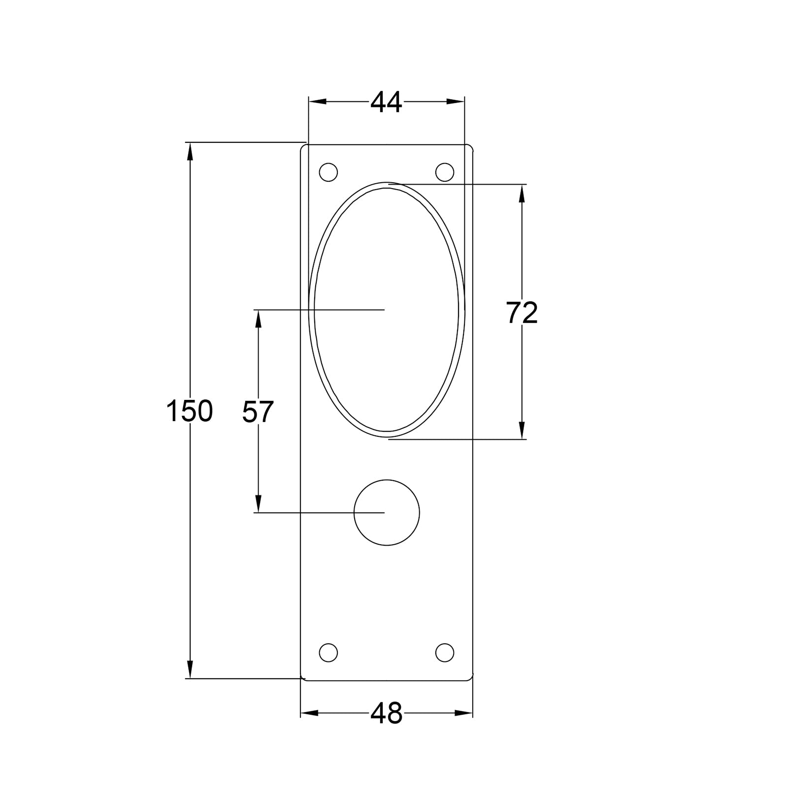 Lincoln Pewter Door Knobs On Narrow Backplate Bathroom SHOW