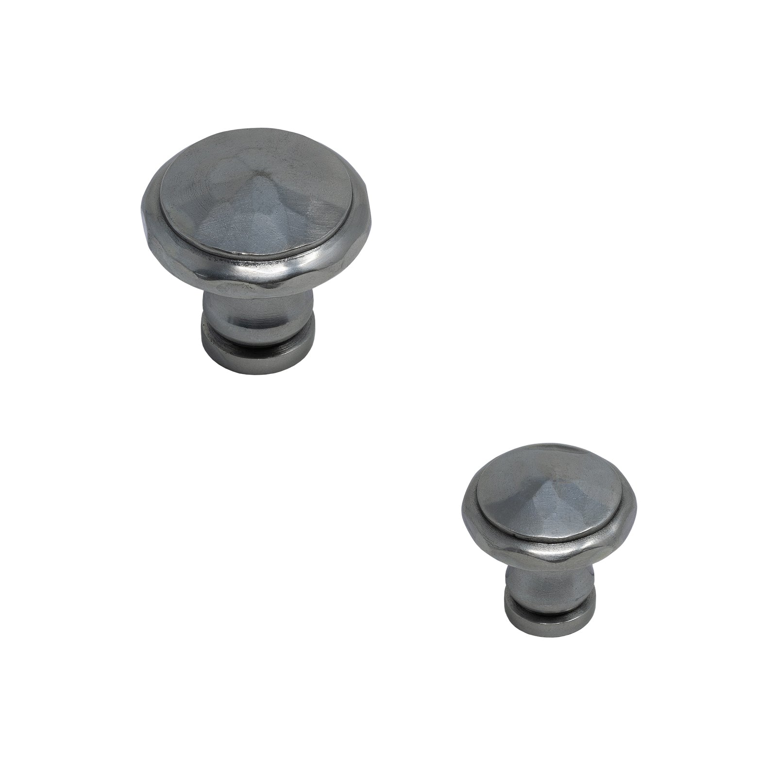 Cast Iron Mushroom Hammered Cabinet Knobs 