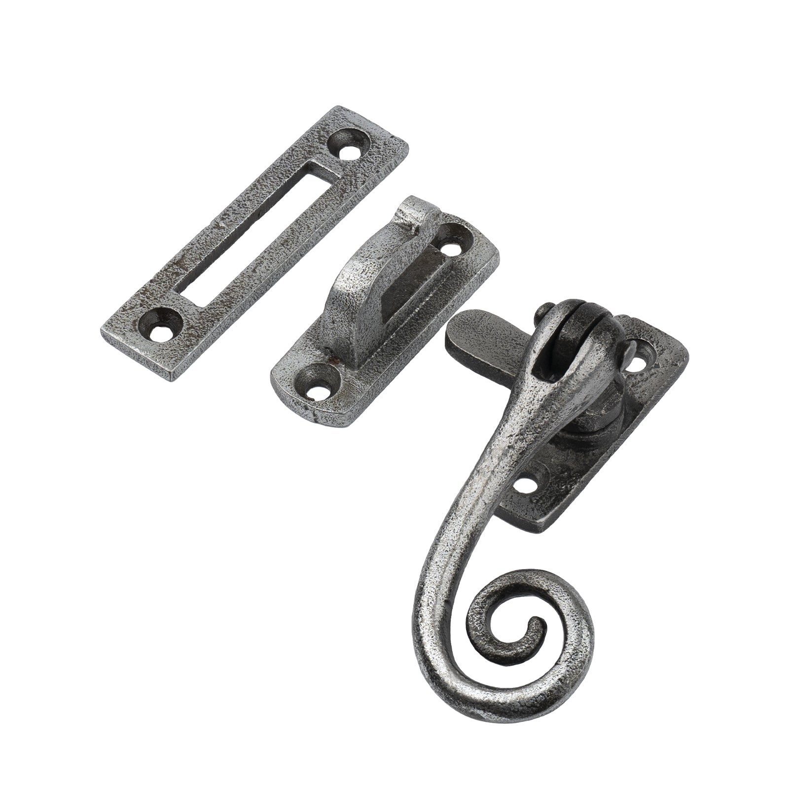 Pewter Monkey Tail Window Fastener