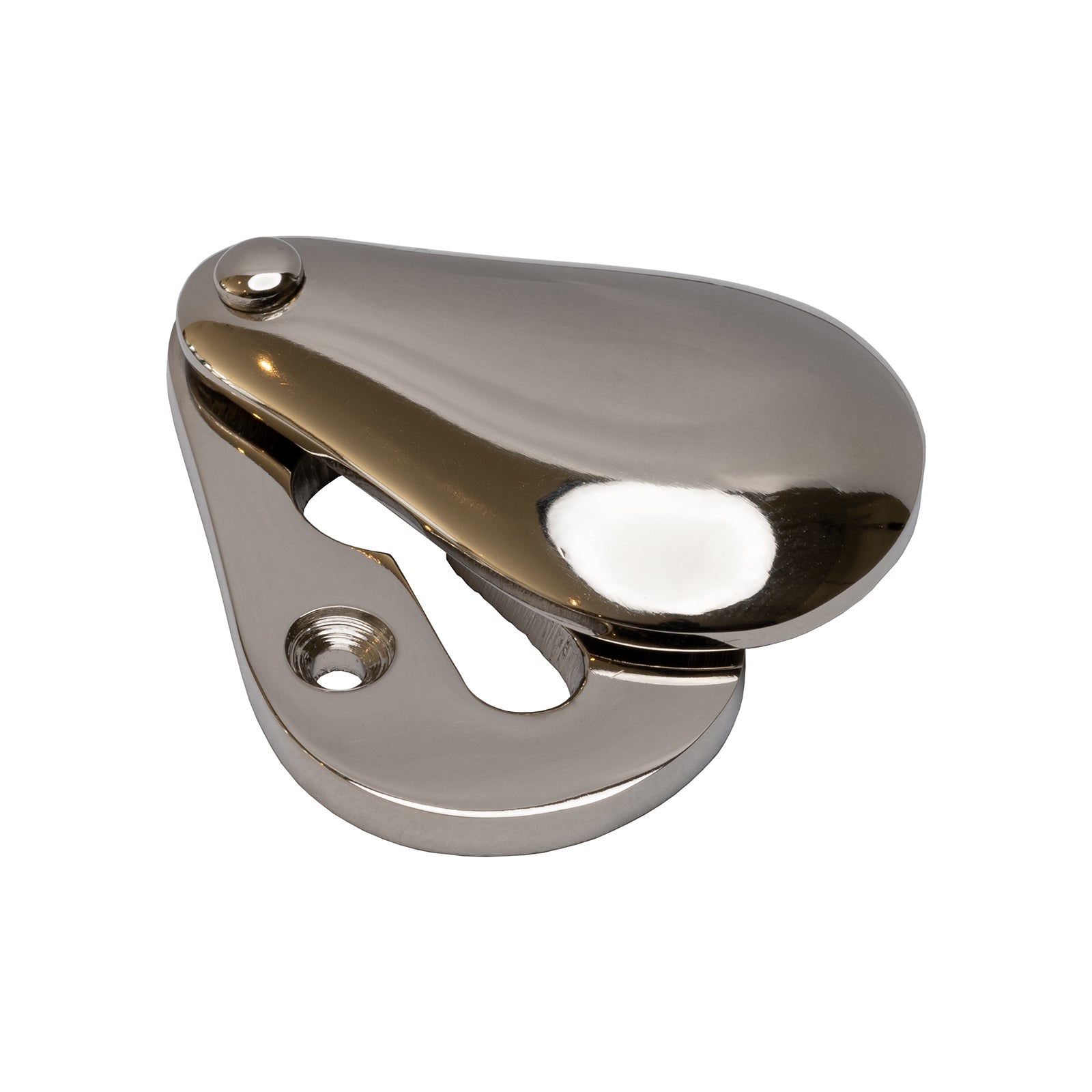 Polished Chrome Pear Drop Escutcheons SHOW