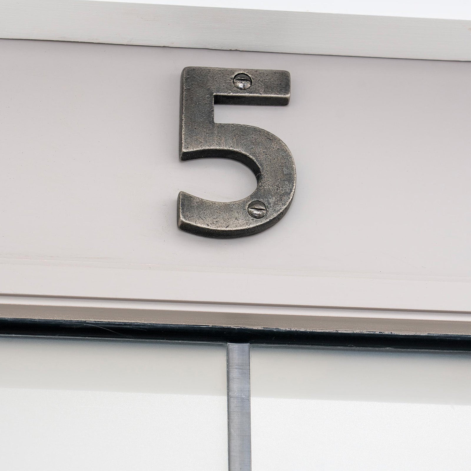 SHOW Hover Image of Polished Brass Front Door Numerals