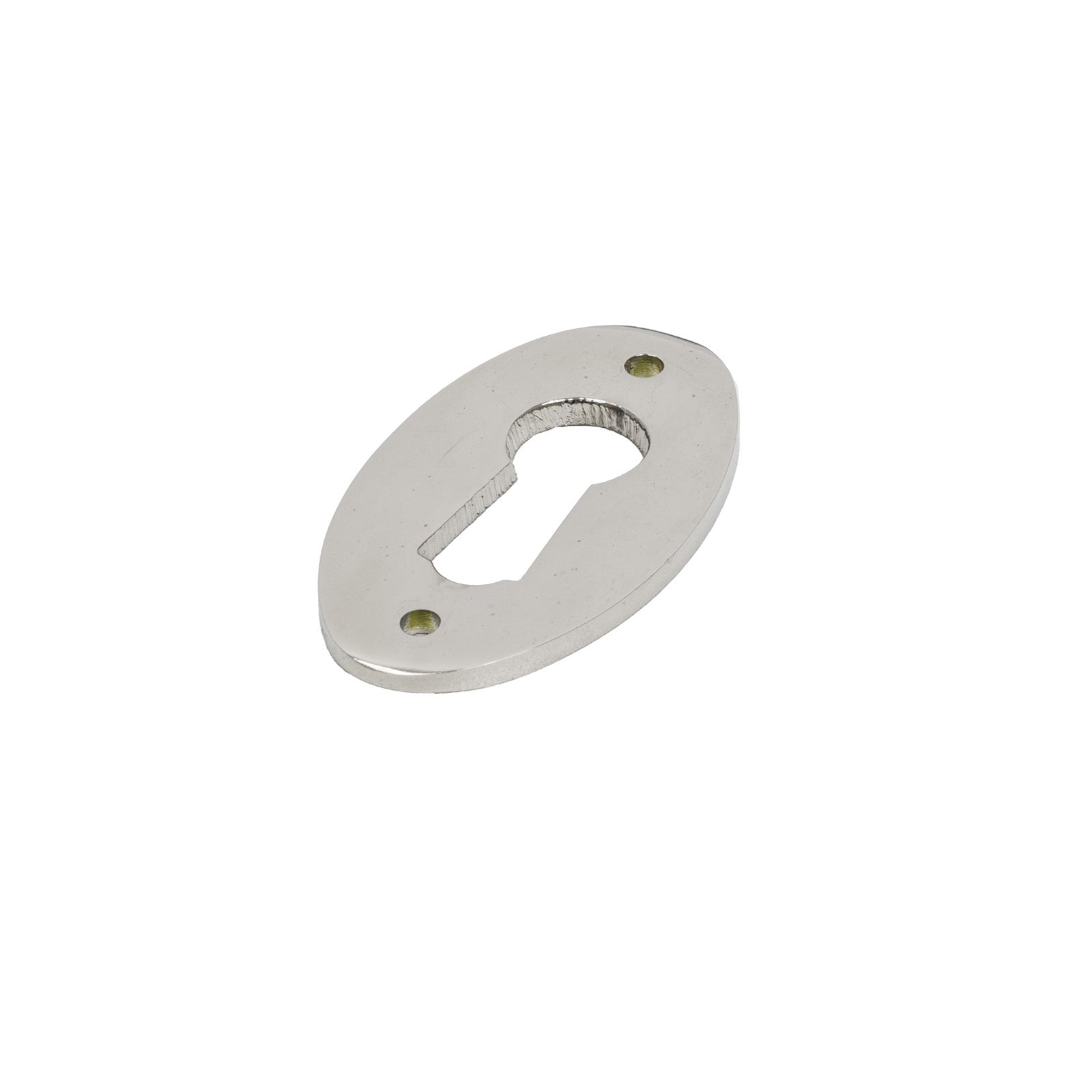 Satin Nickel Euro Oval Escutcheon