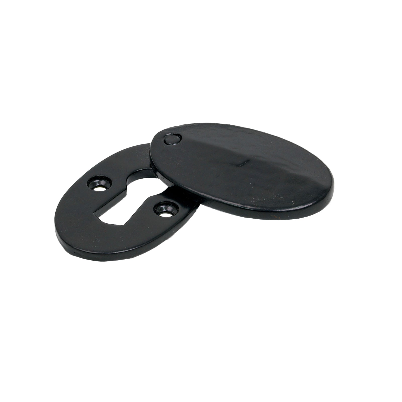 Black Oval Covered Escutcheon