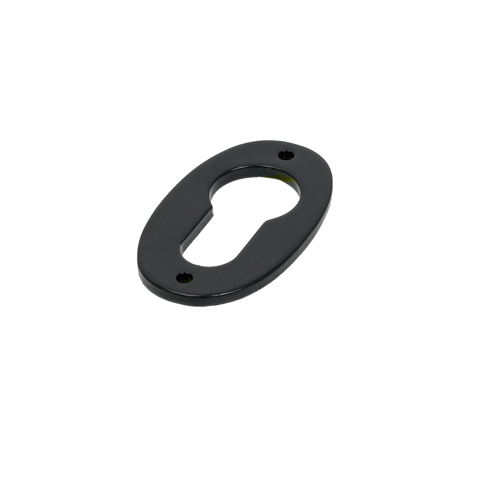 Black Euro Oval Escutcheon