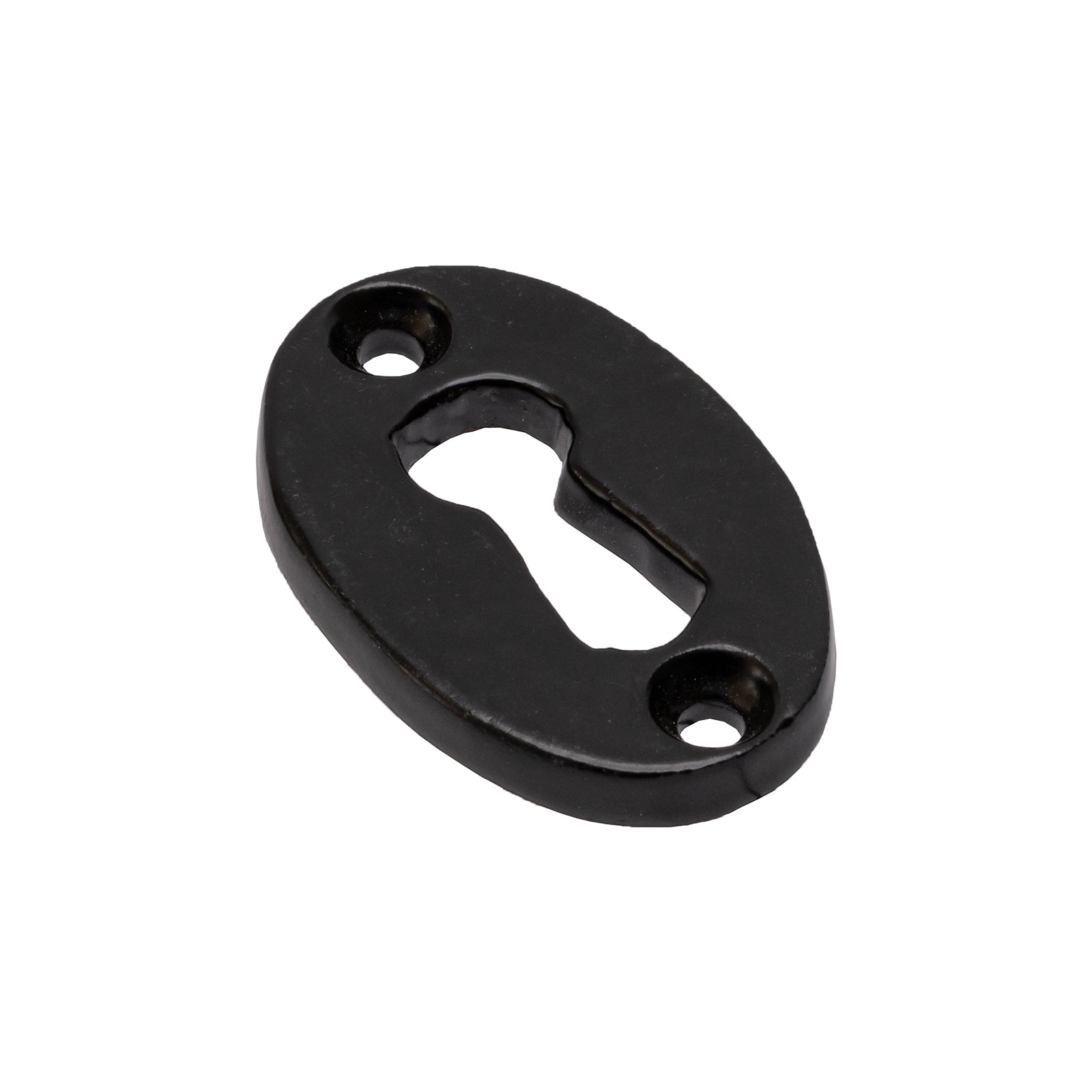 Uncovered Oval Black Cast Iron Escutcheon SHOW