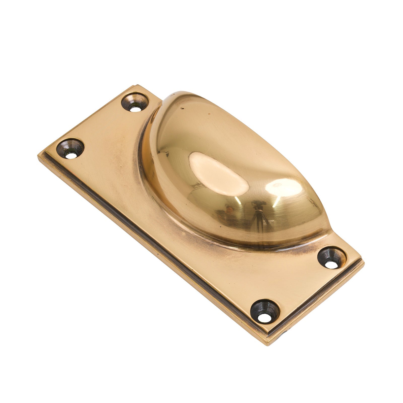 Polished Bronze Art Deco Drawer Pull