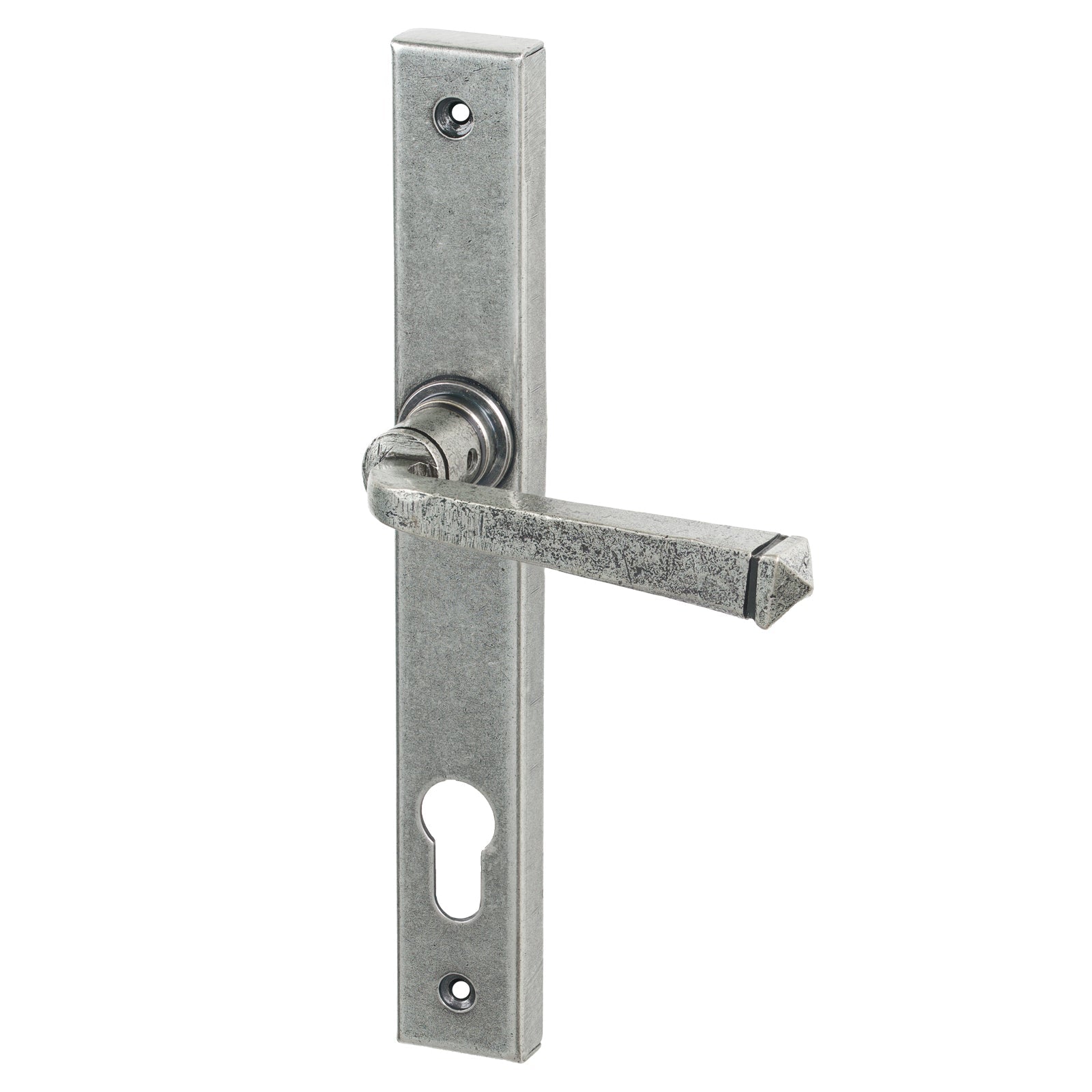 Pewter Patina Lock Avon Slimline Multipoint Door Handle