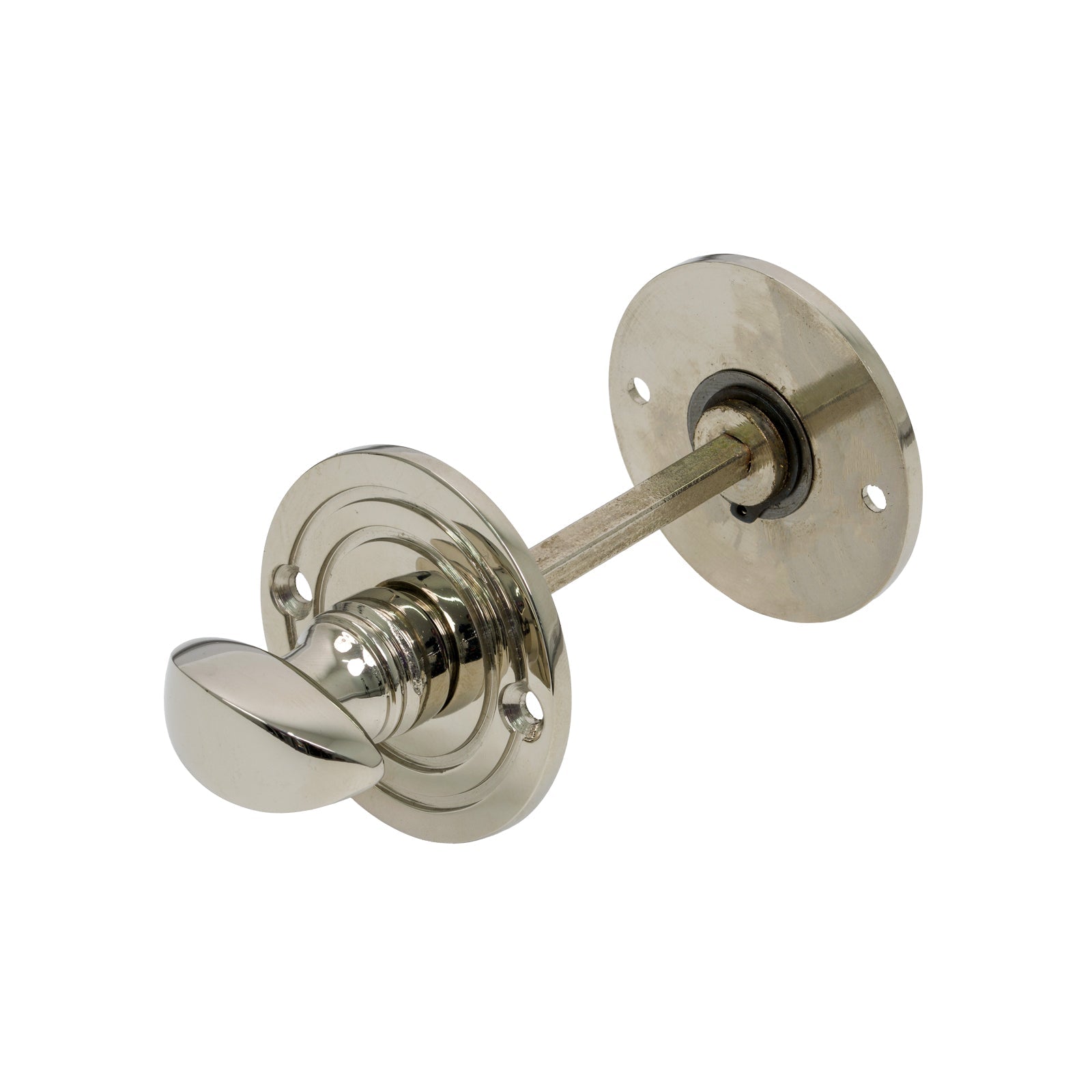 Polished Nickel Round Bathroom Thumbturn