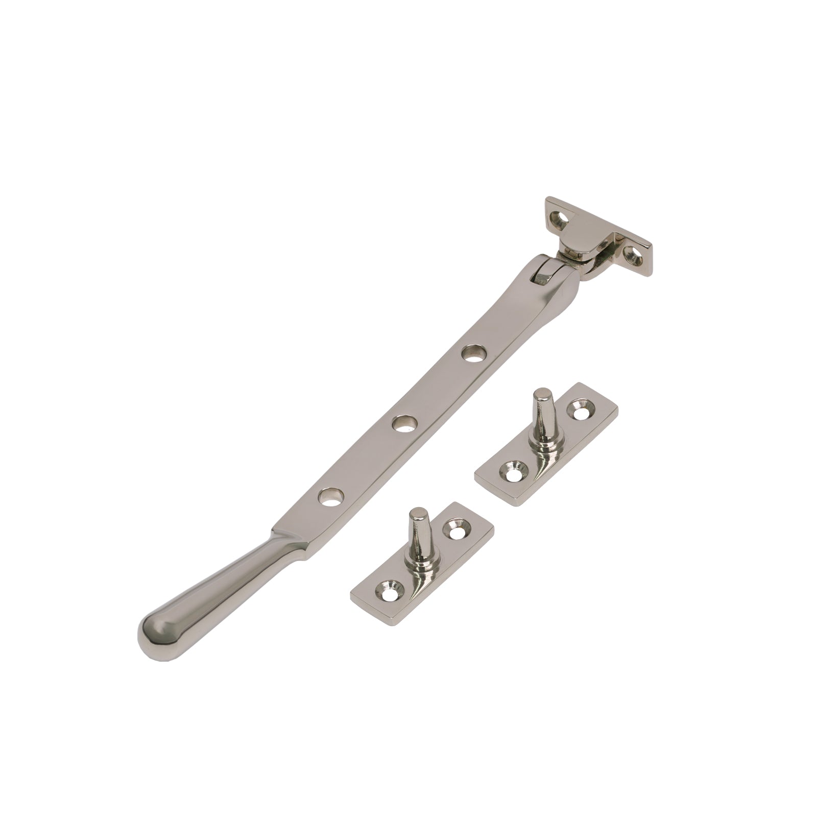 8 Inch Polished Nickel Newbury Window Stay
