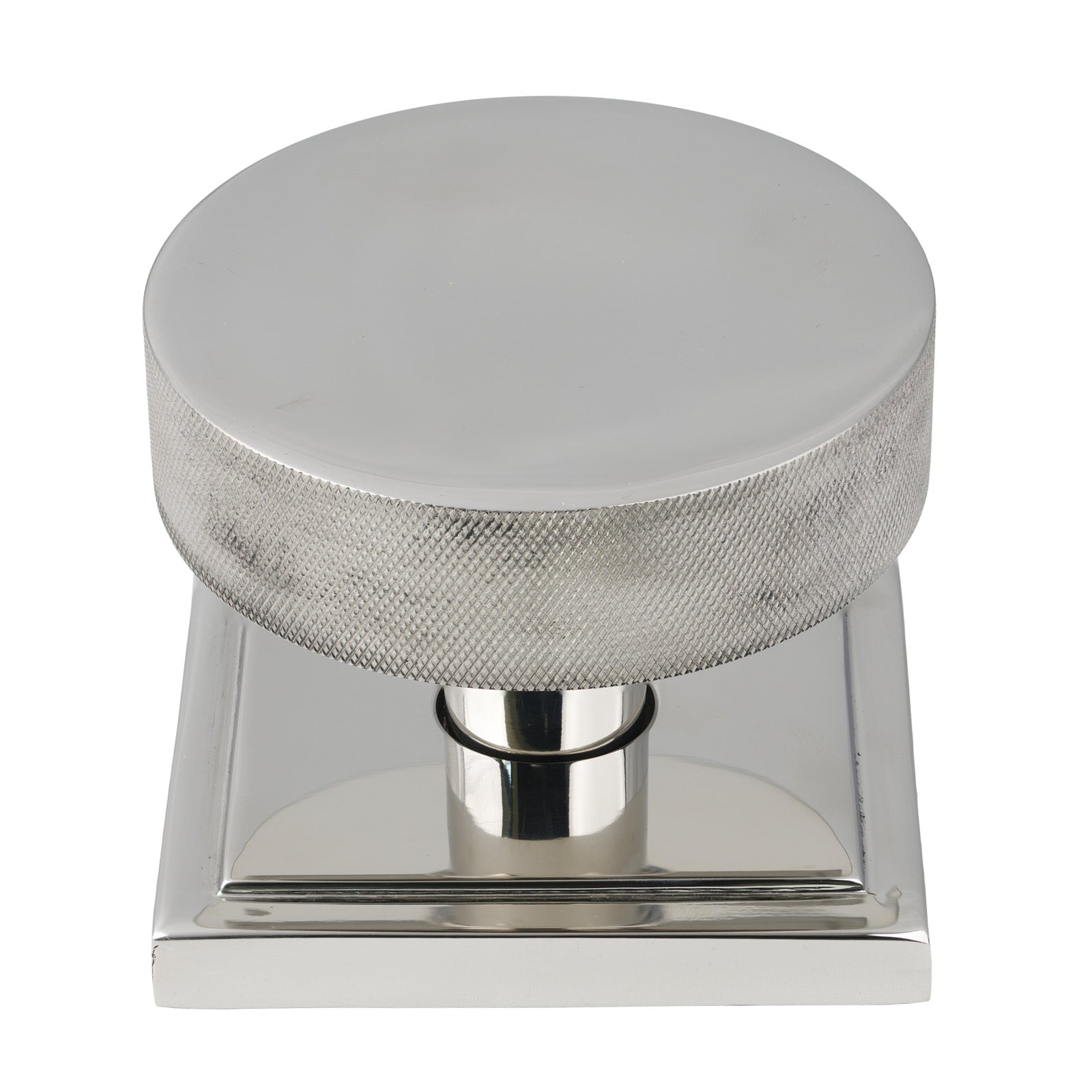 Polished Marine Square Brompton Centre Door Knob