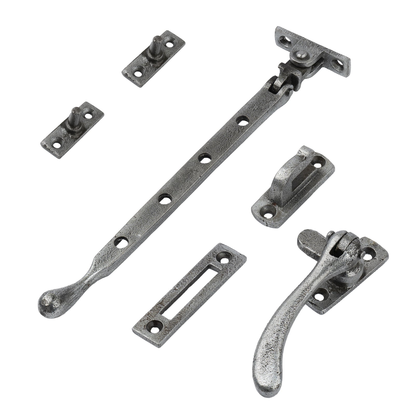 Pewter Pear Drop Window Stays