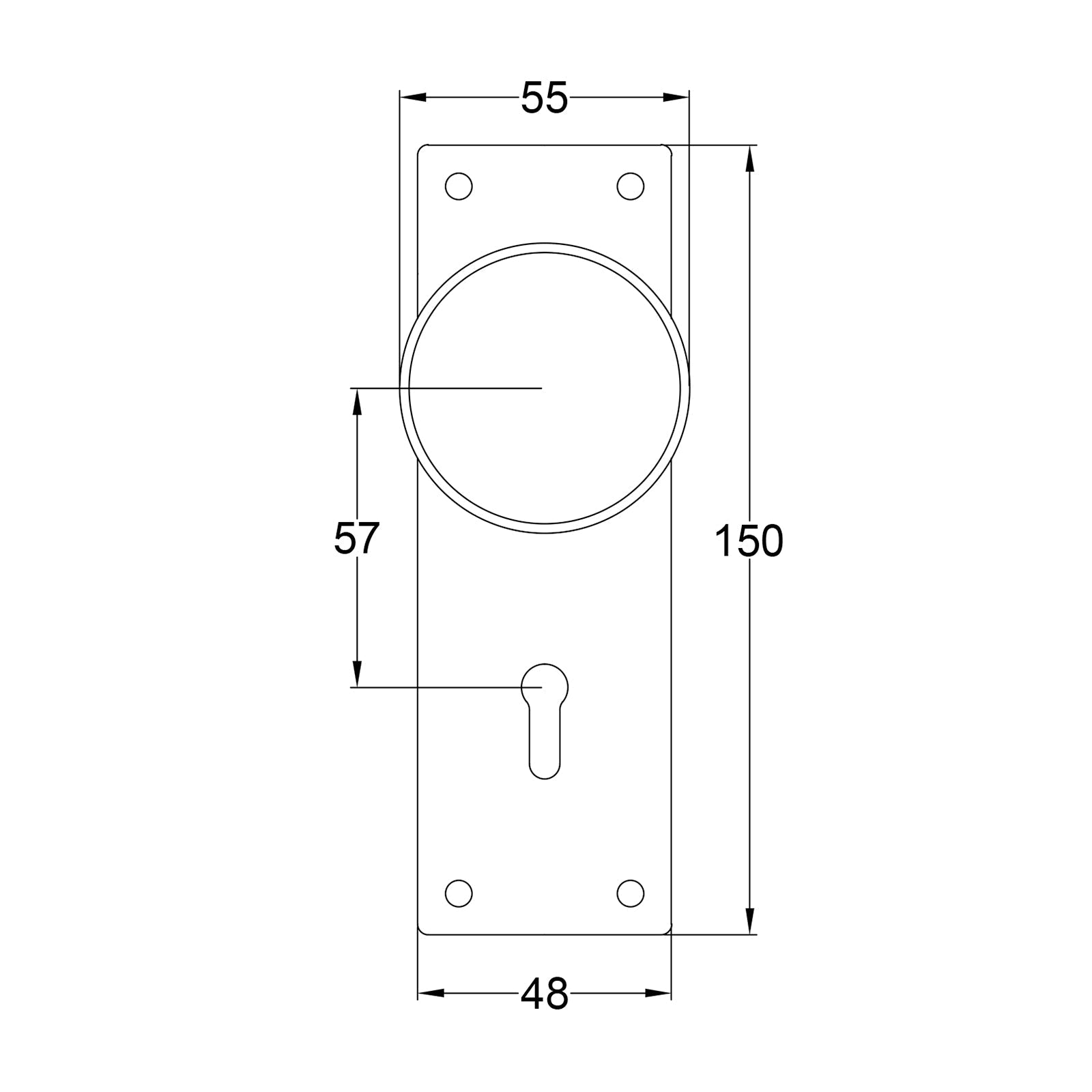 Pelton Pewter Door Knobs On Narrow Backplate Lock SHOW