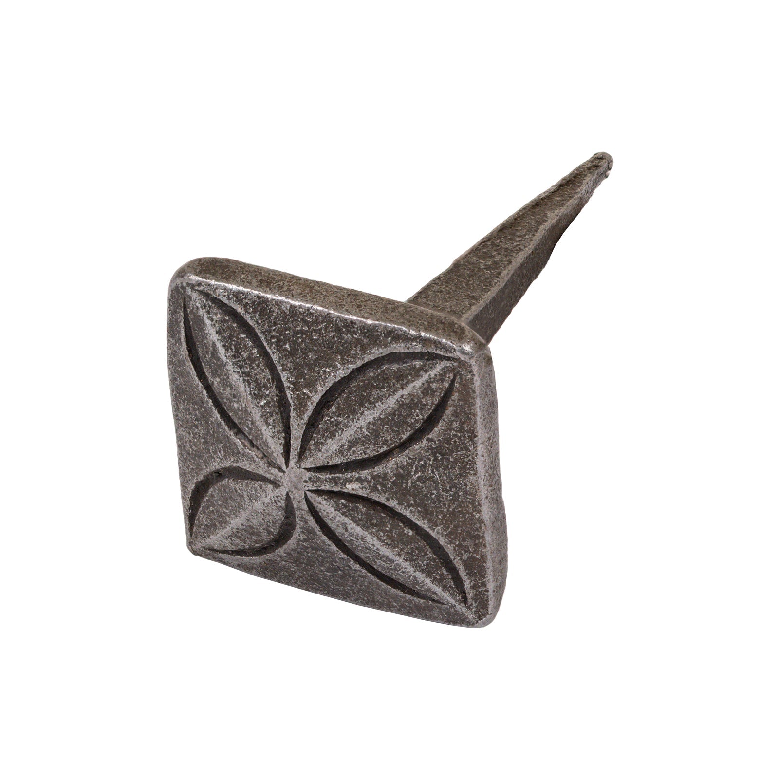 pewter flower door stud SHOW