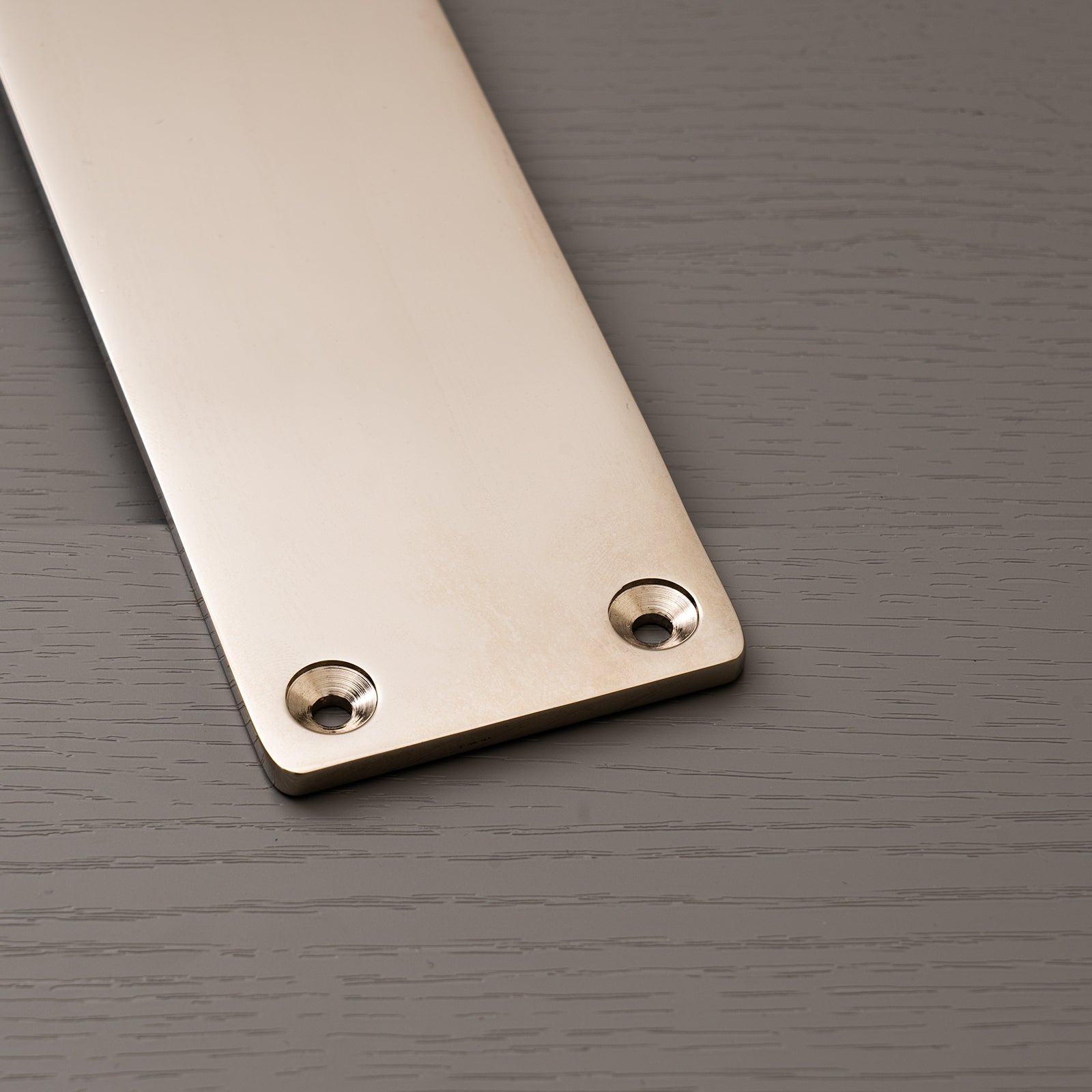 polished nickel door plate SHOW