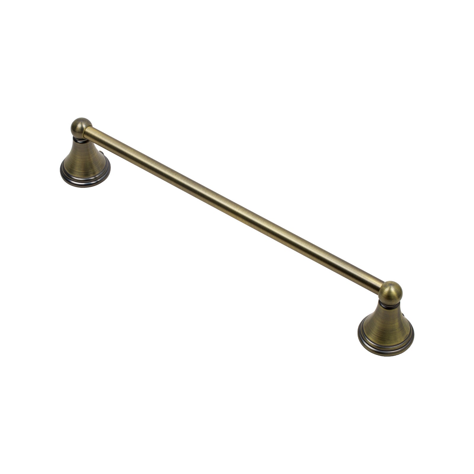 SHOW Image of 450mm Antique Brass Cambridge Towel Bar Rail